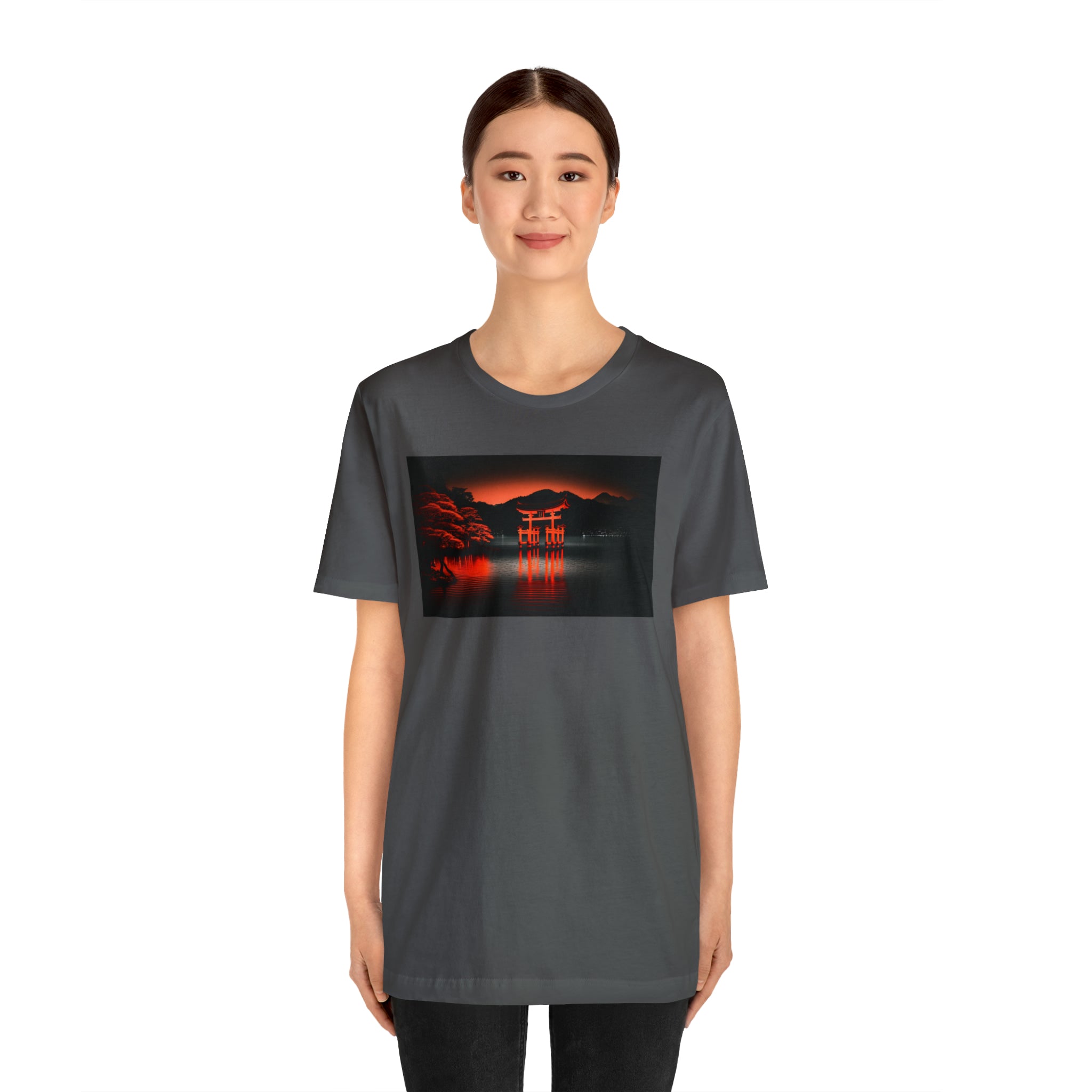 Unisex Jersey Short Sleeve Tee - Itsukushima Shrine, Japan