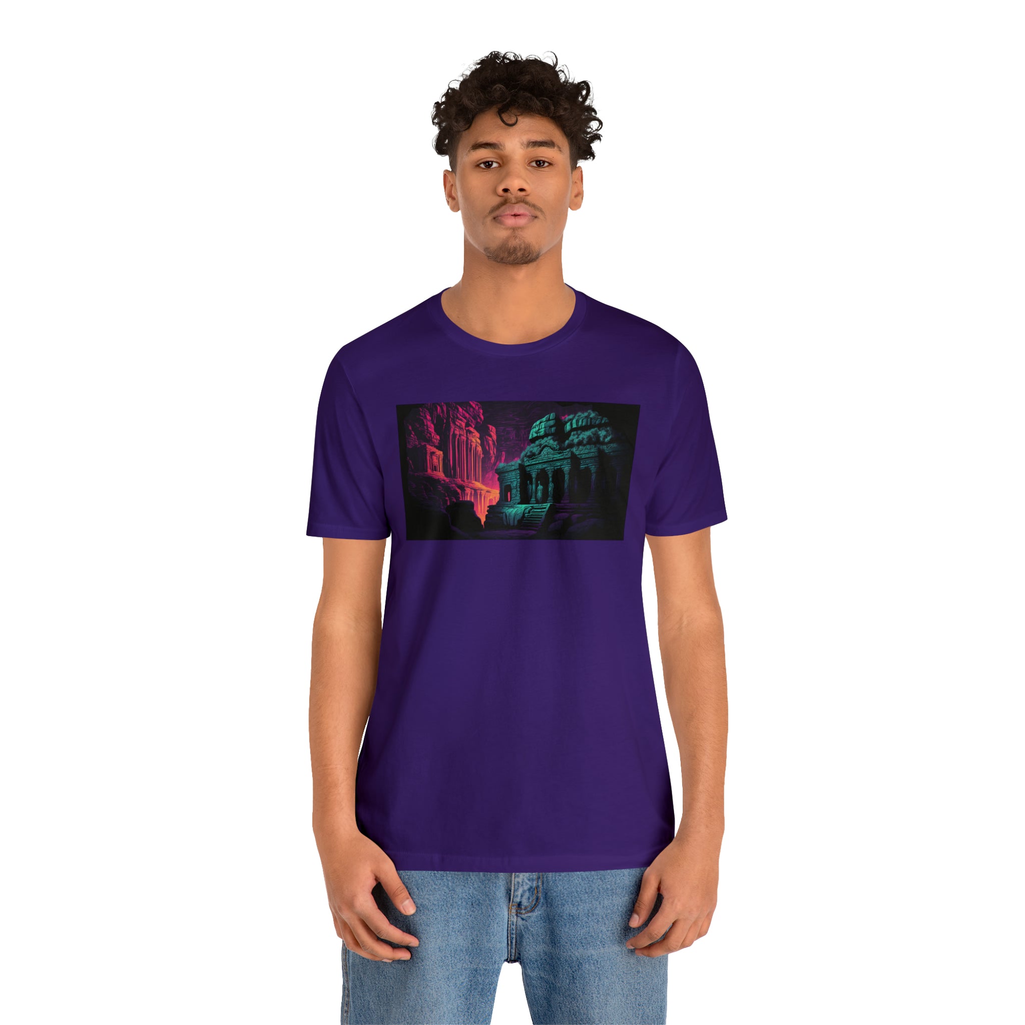 Unisex Jersey Short Sleeve Tee - Ellora Caves, India