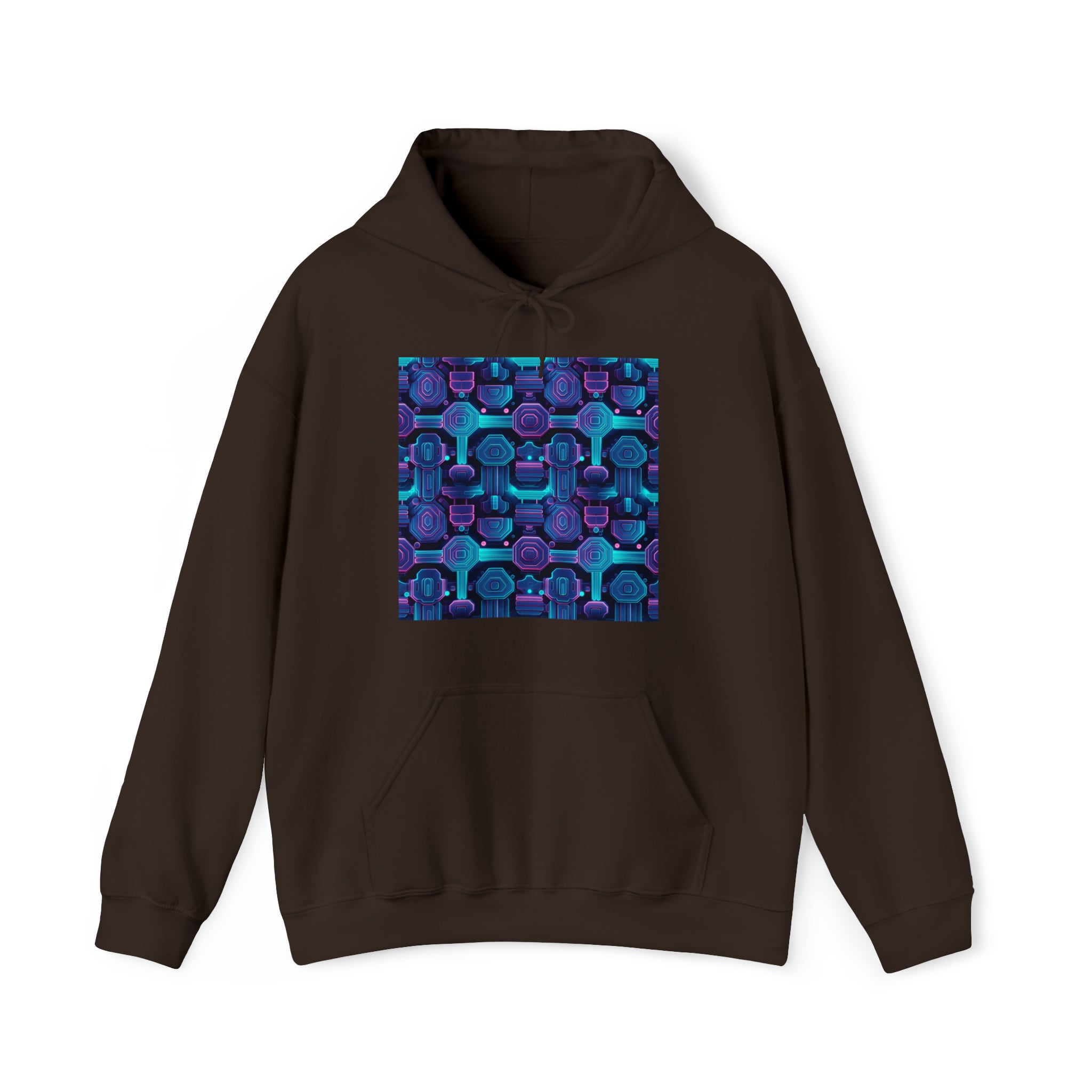 Unisex Heavy Blend™ Hooded Sweatshirt - Abstract Neon Designs 02