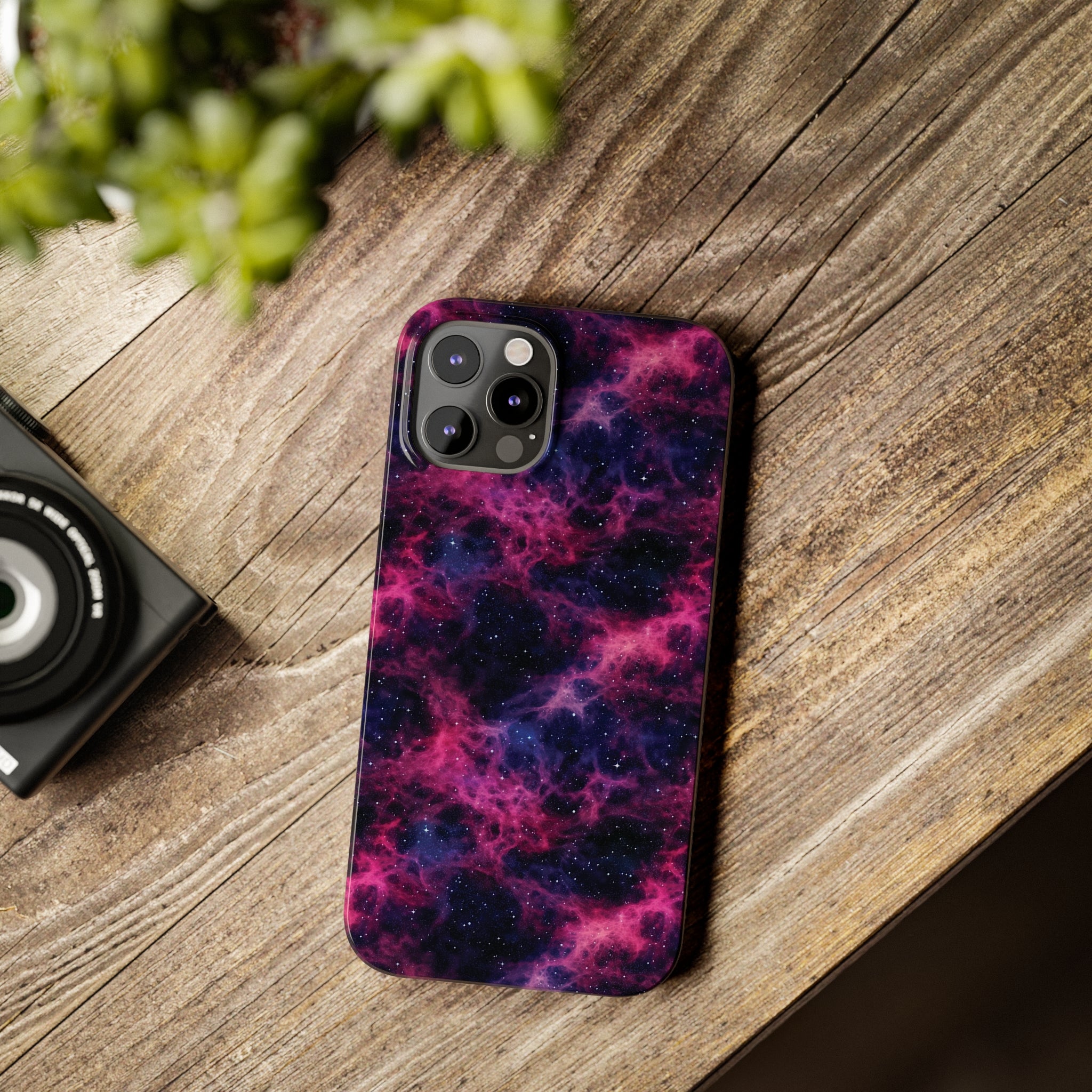 Slim Phone Cases (AOP) - Seamless Fantasy Galaxies 02