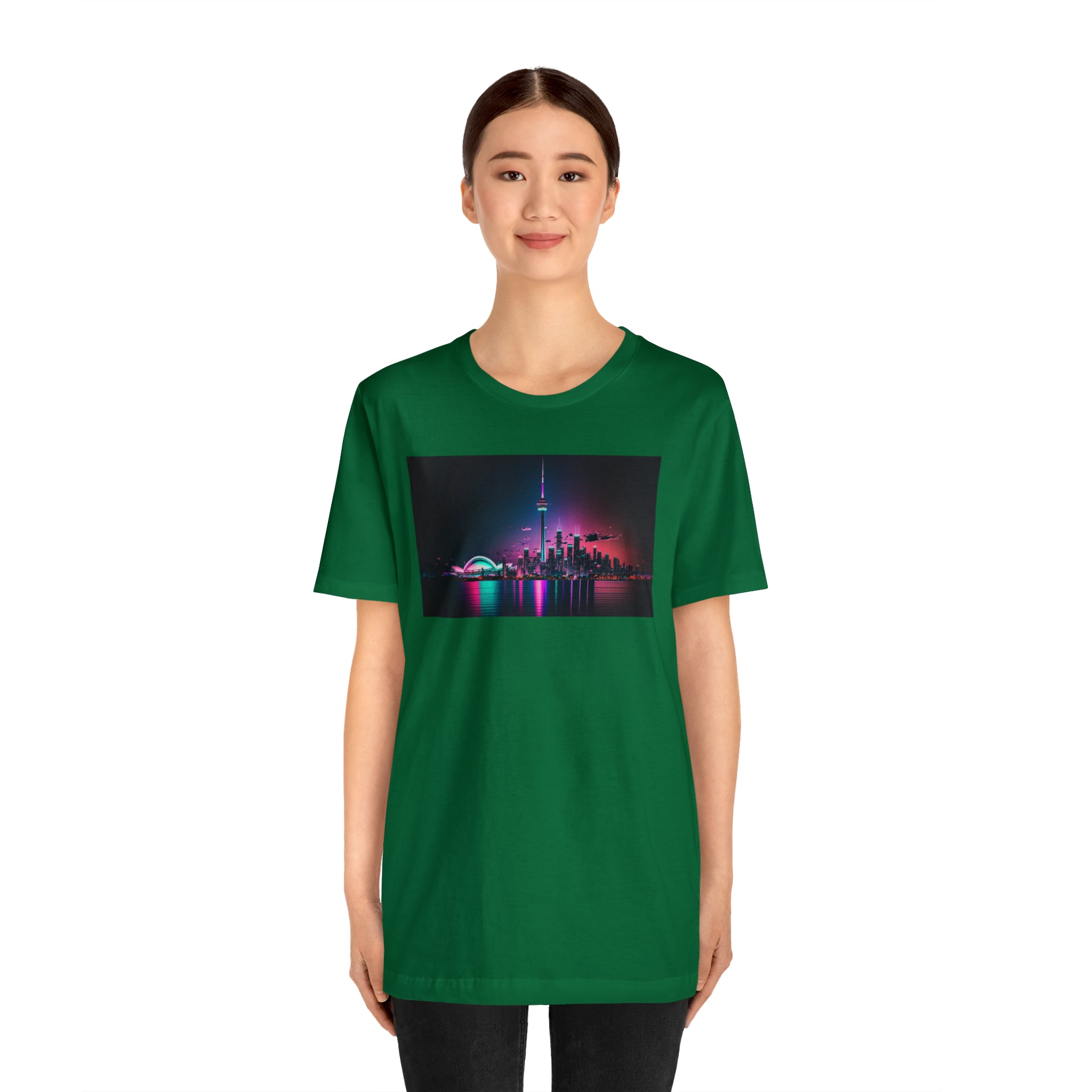 Unisex Jersey Short Sleeve Tee - CN Tower, Canada