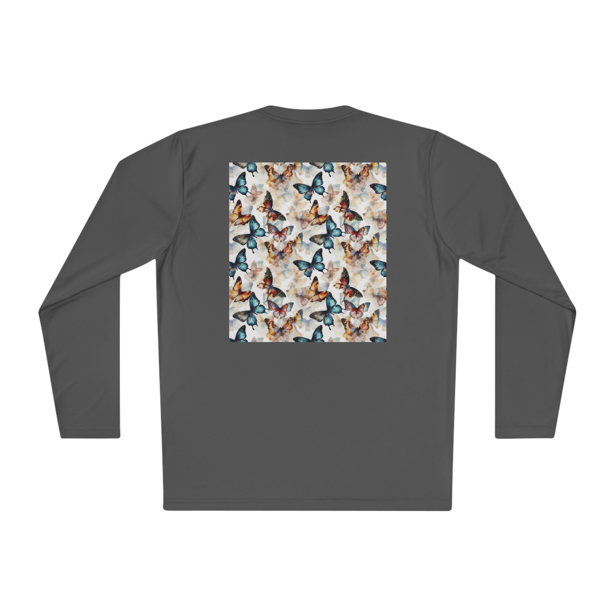 Unisex Lightweight Long Sleeve Tee (AOP) - Abstract Designs 08