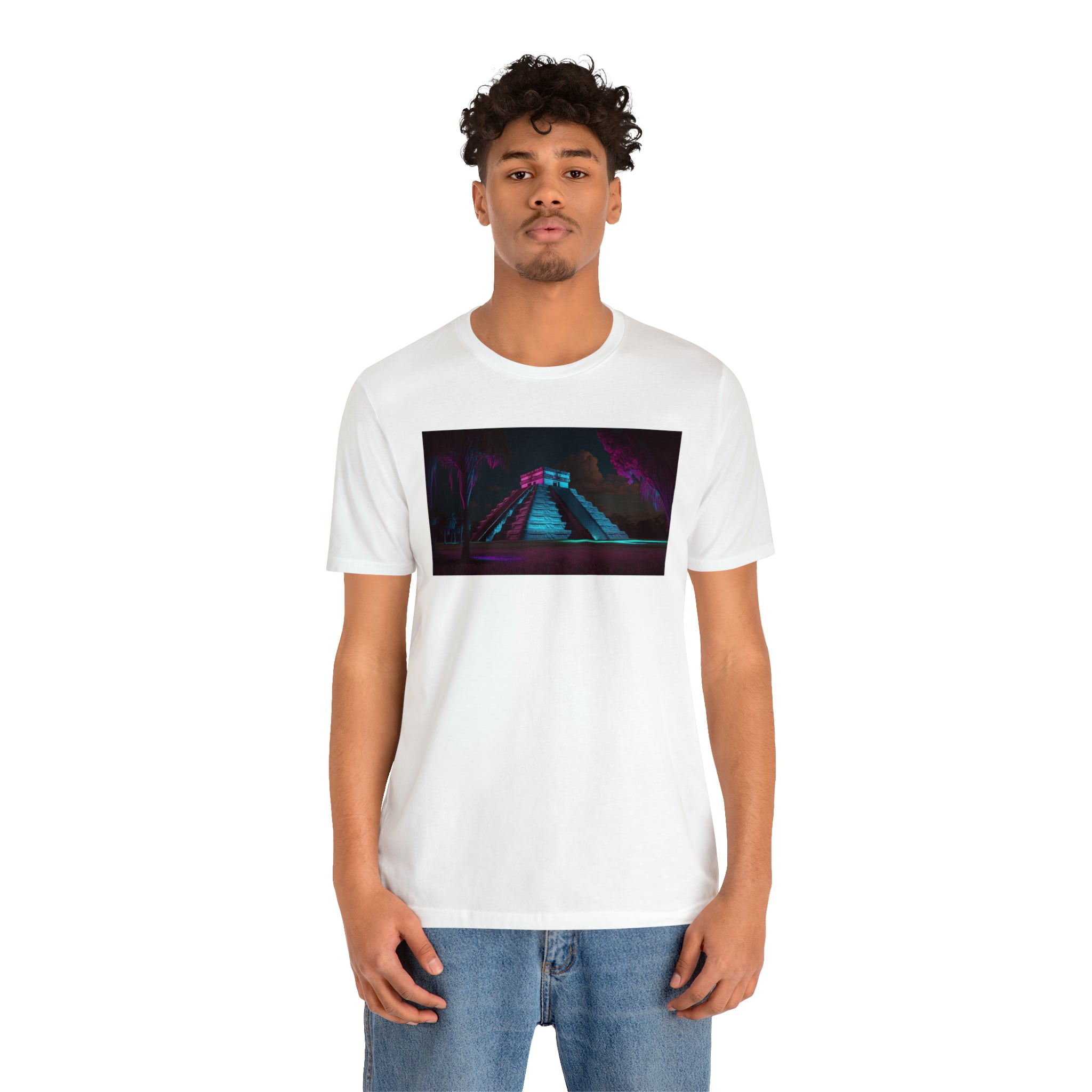 Unisex Jersey Short Sleeve Tee - Chichen Itza, Mexico