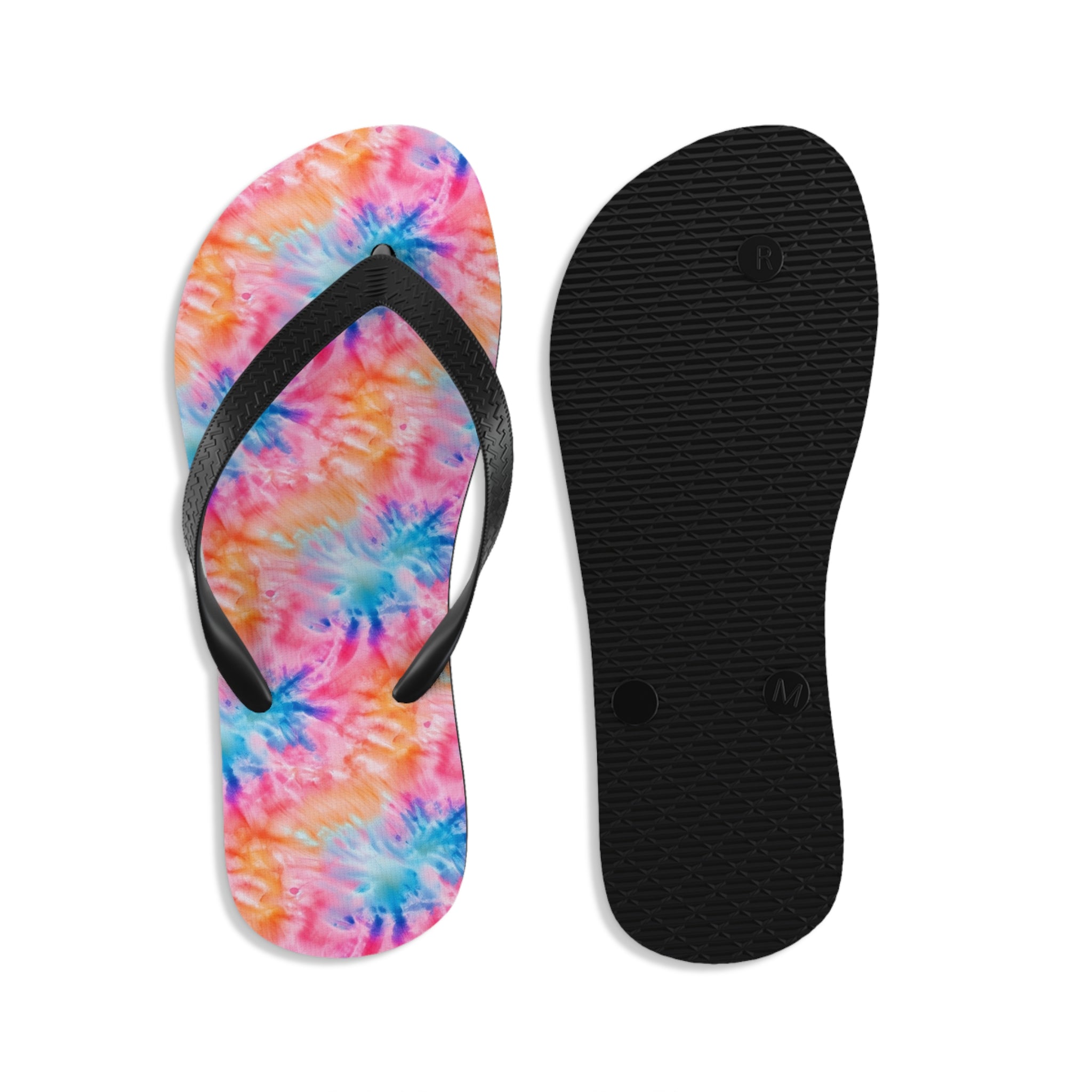 Unisex Flip-Flops (AOP) - Tie Dye Designs 01