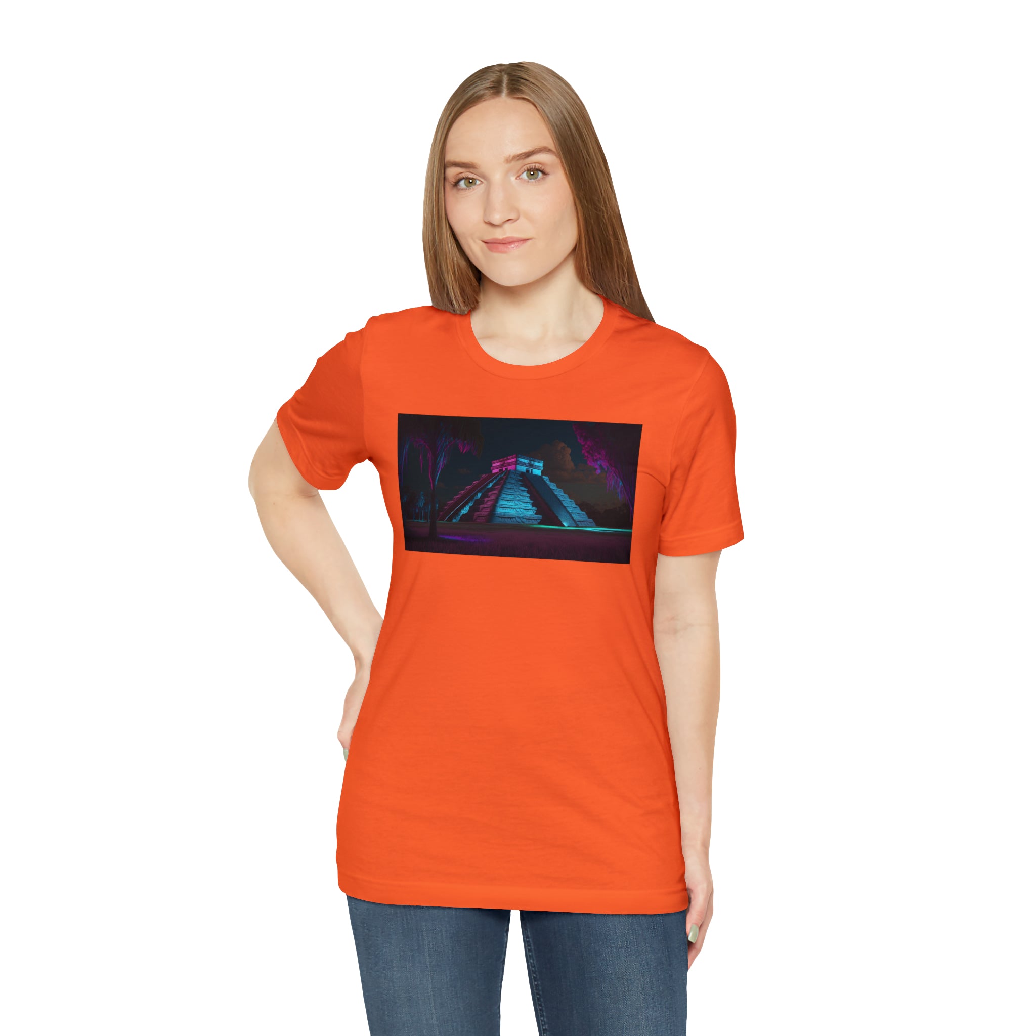 Unisex Jersey Short Sleeve Tee - Chichen Itza, Mexico