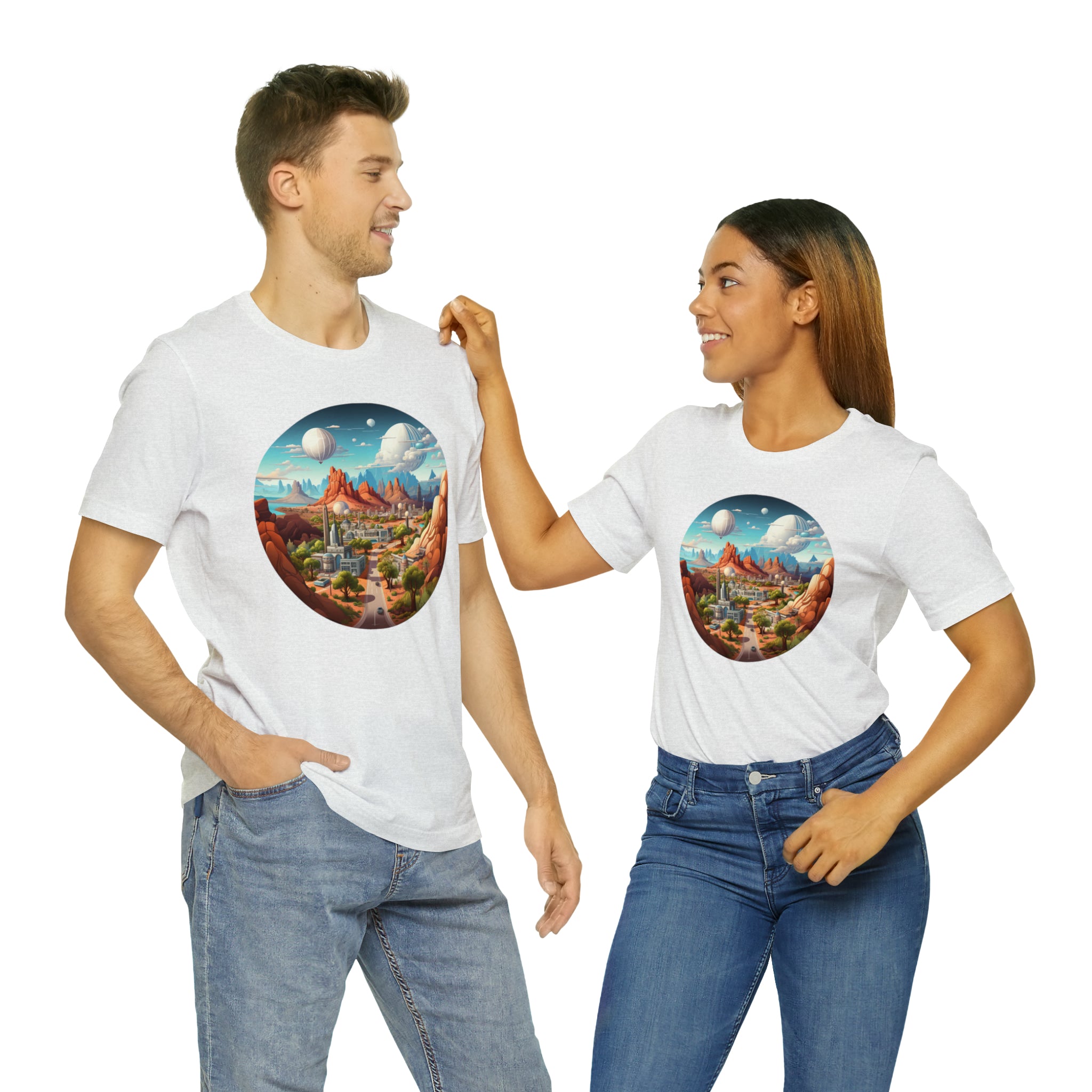 Unisex Jersey Short Sleeve Tee - Isometric Designs 08