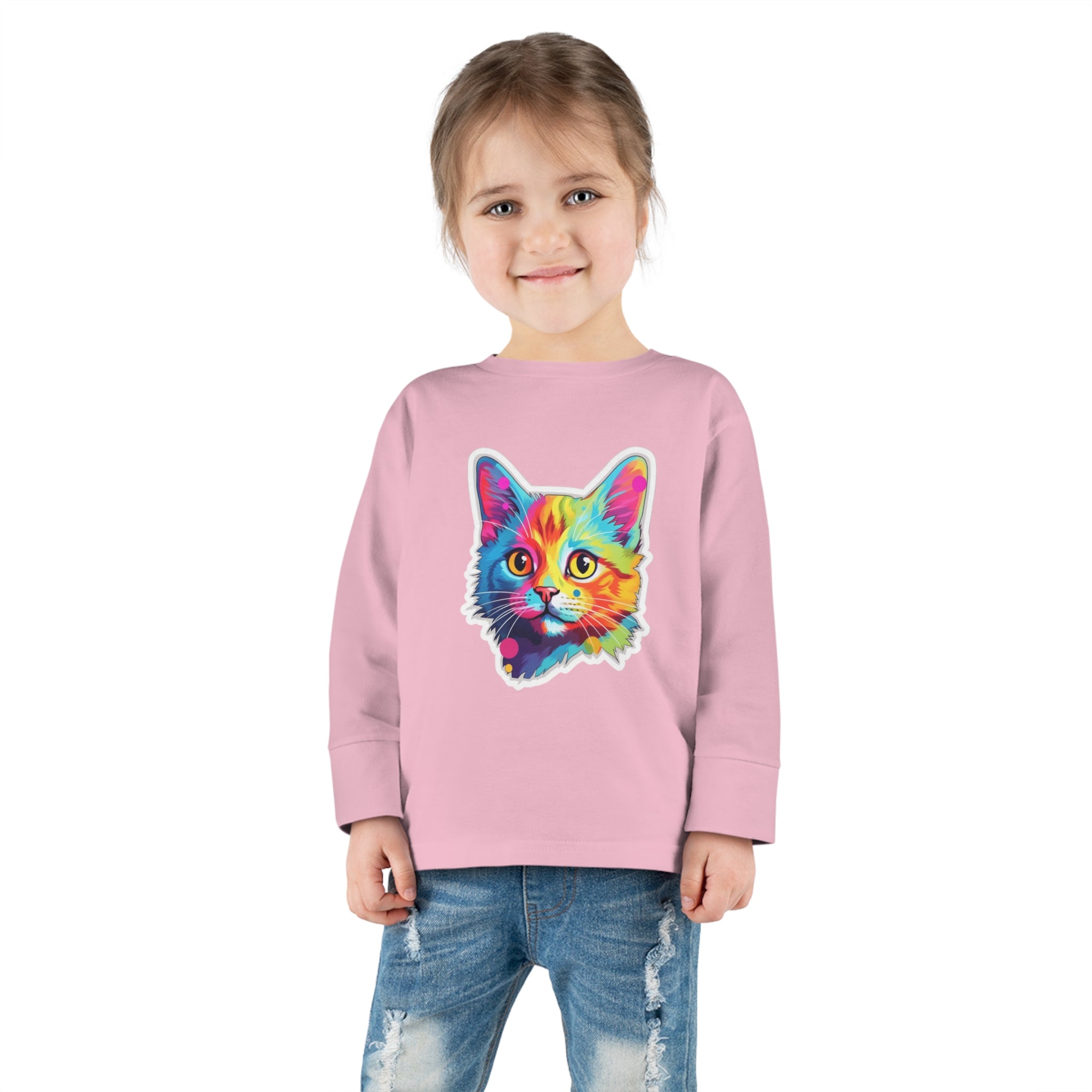 Toddler Long Sleeve Tee - Kittens 09