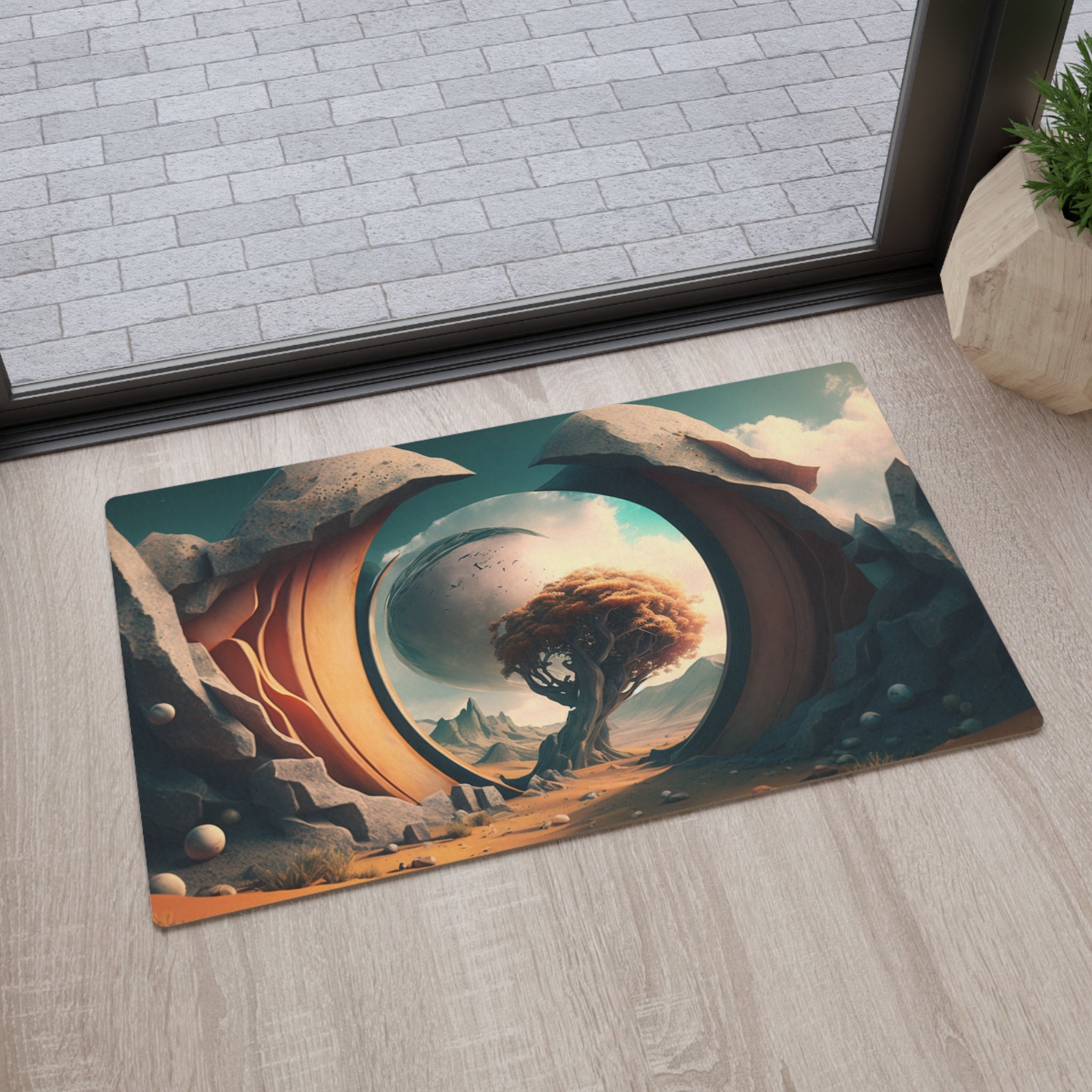 Floor Mat - Surrealist Digital Designs 09