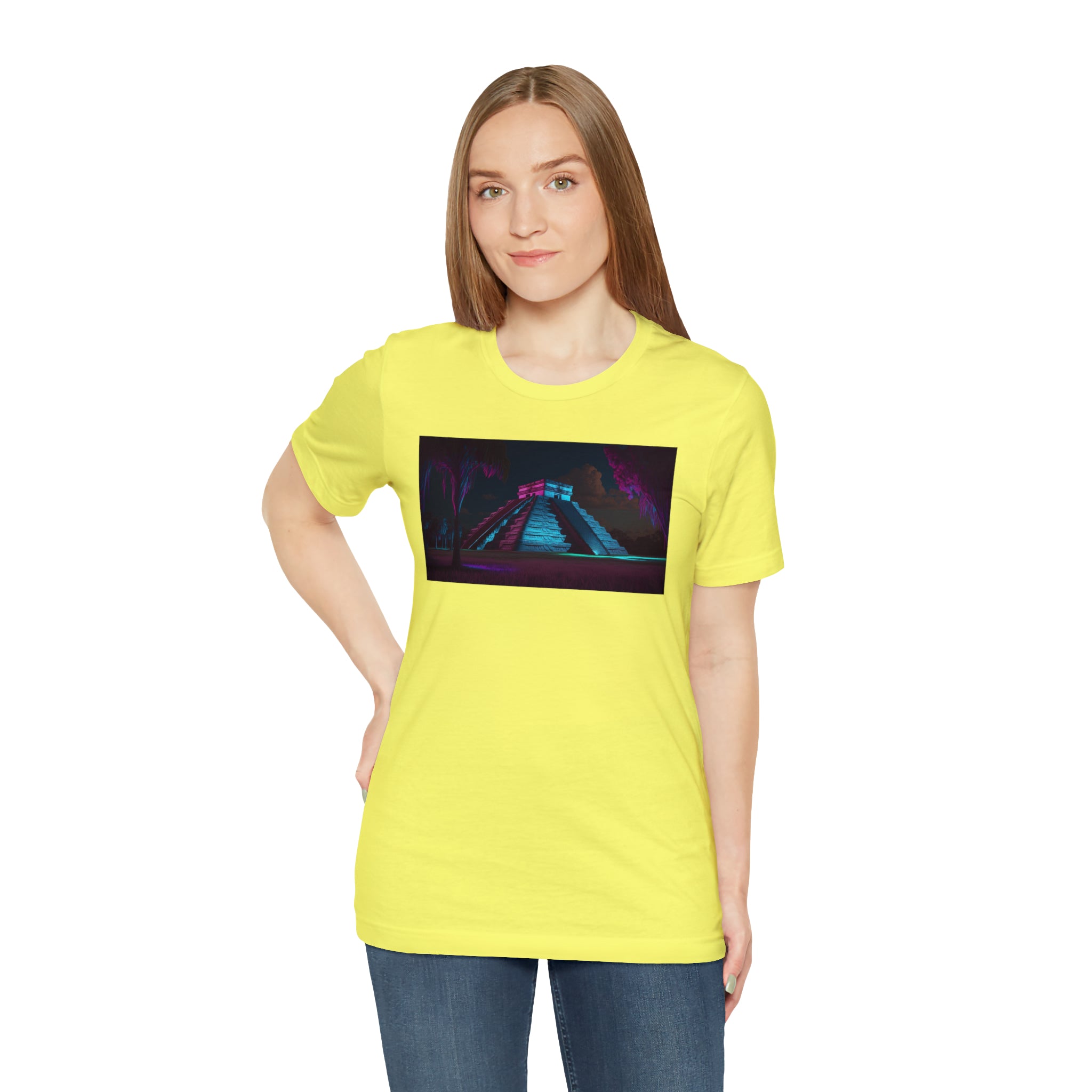 Unisex Jersey Short Sleeve Tee - Chichen Itza, Mexico