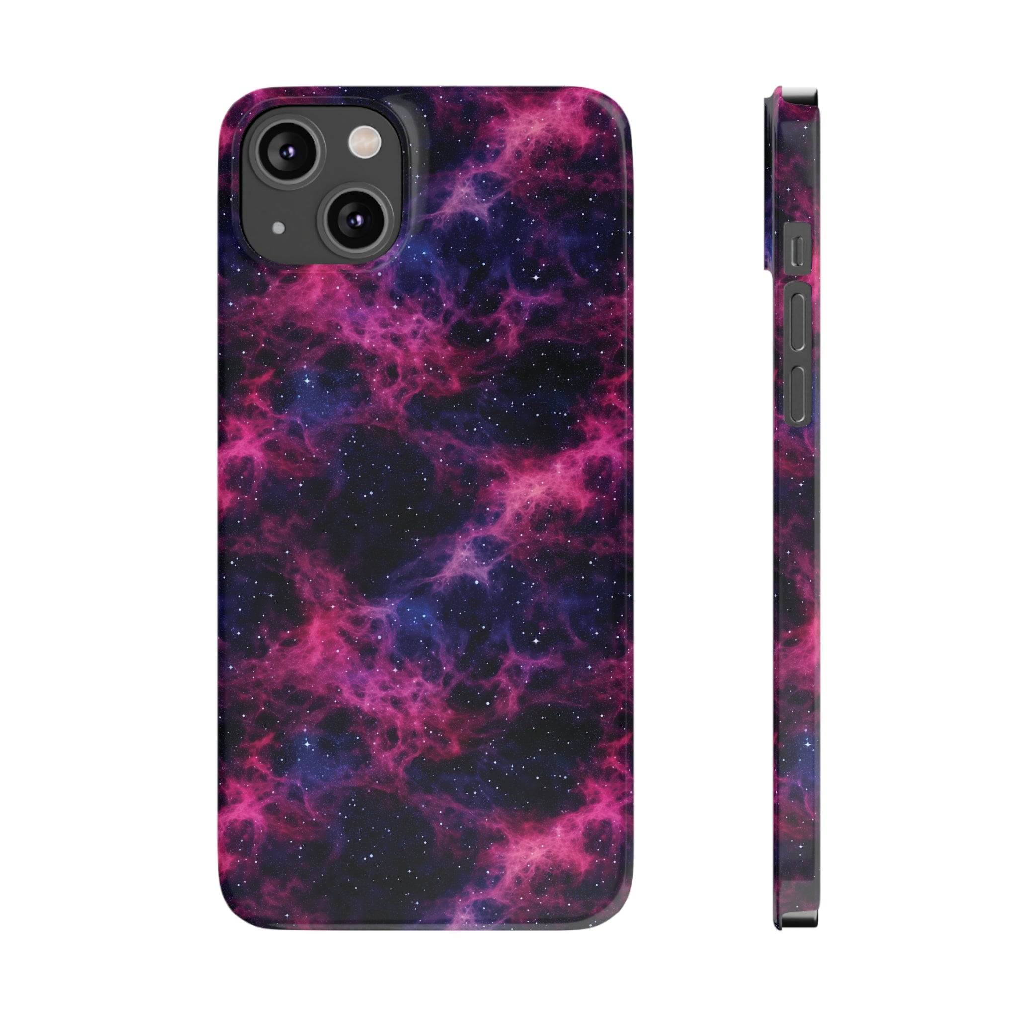 Slim Phone Cases (AOP) - Seamless Fantasy Galaxies 02