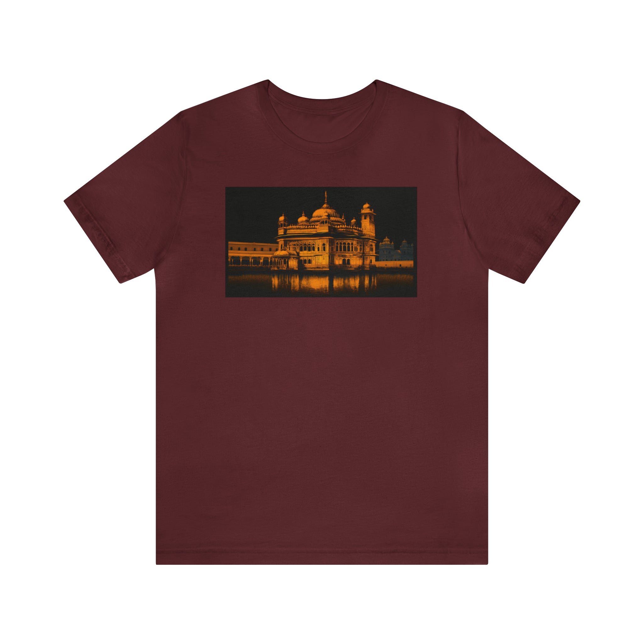 Unisex Jersey Short Sleeve Tee - Golden Temple, India