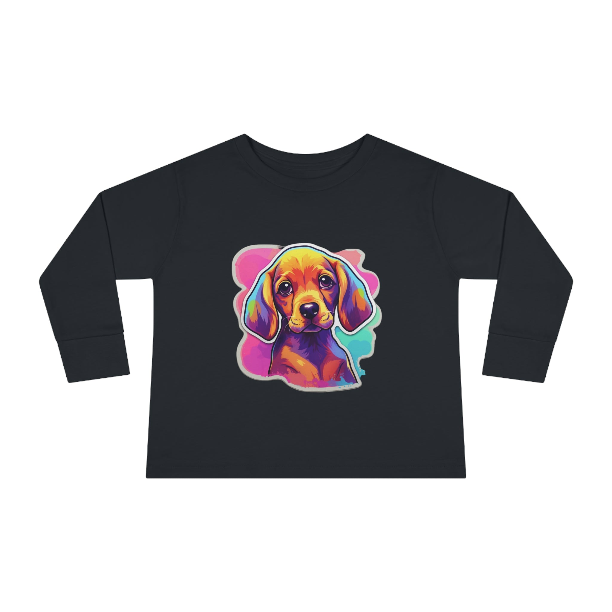 Toddler Long Sleeve Tee - Puppies 06