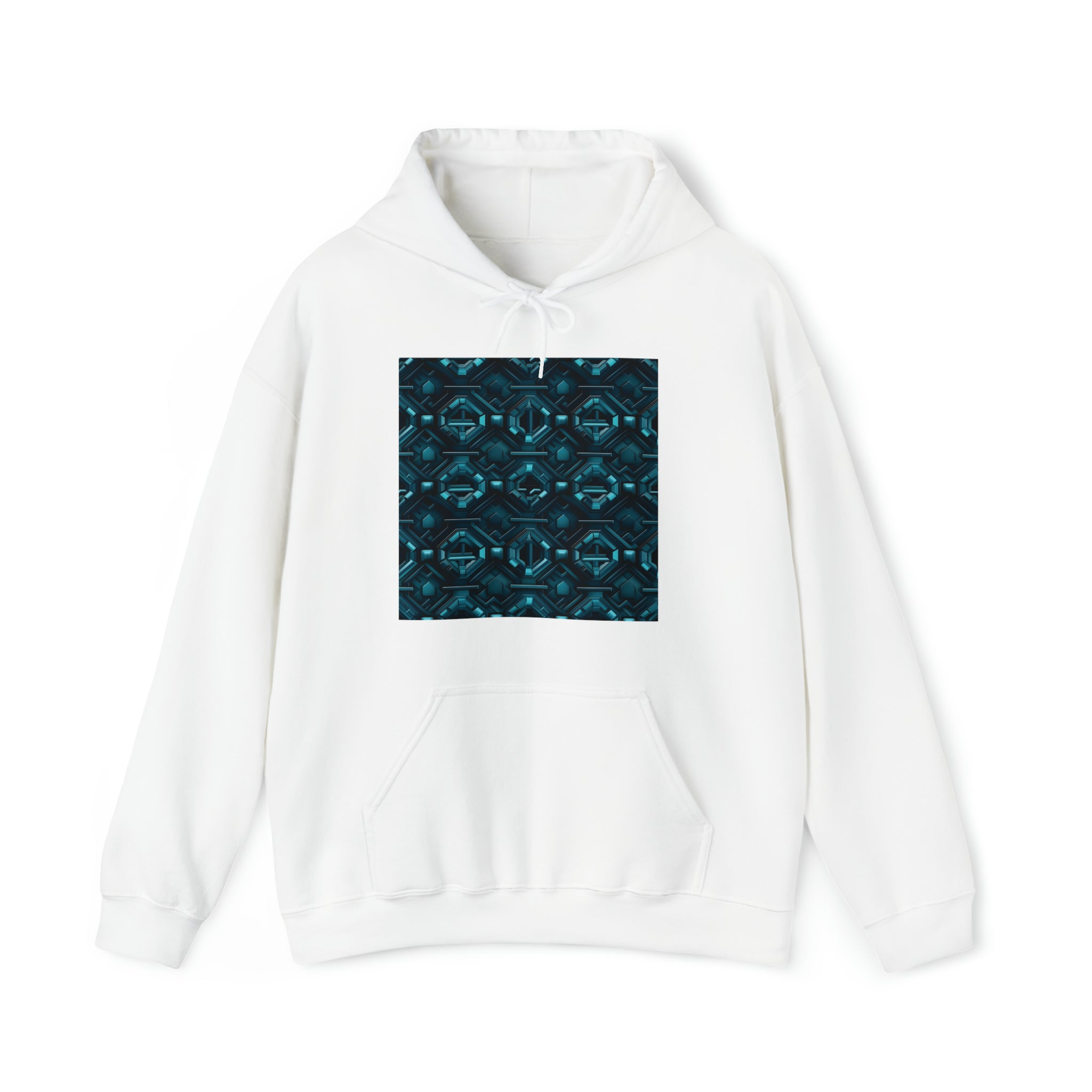 Unisex Heavy Blend™ Hooded Sweatshirt - Abstract Neon Designs 08