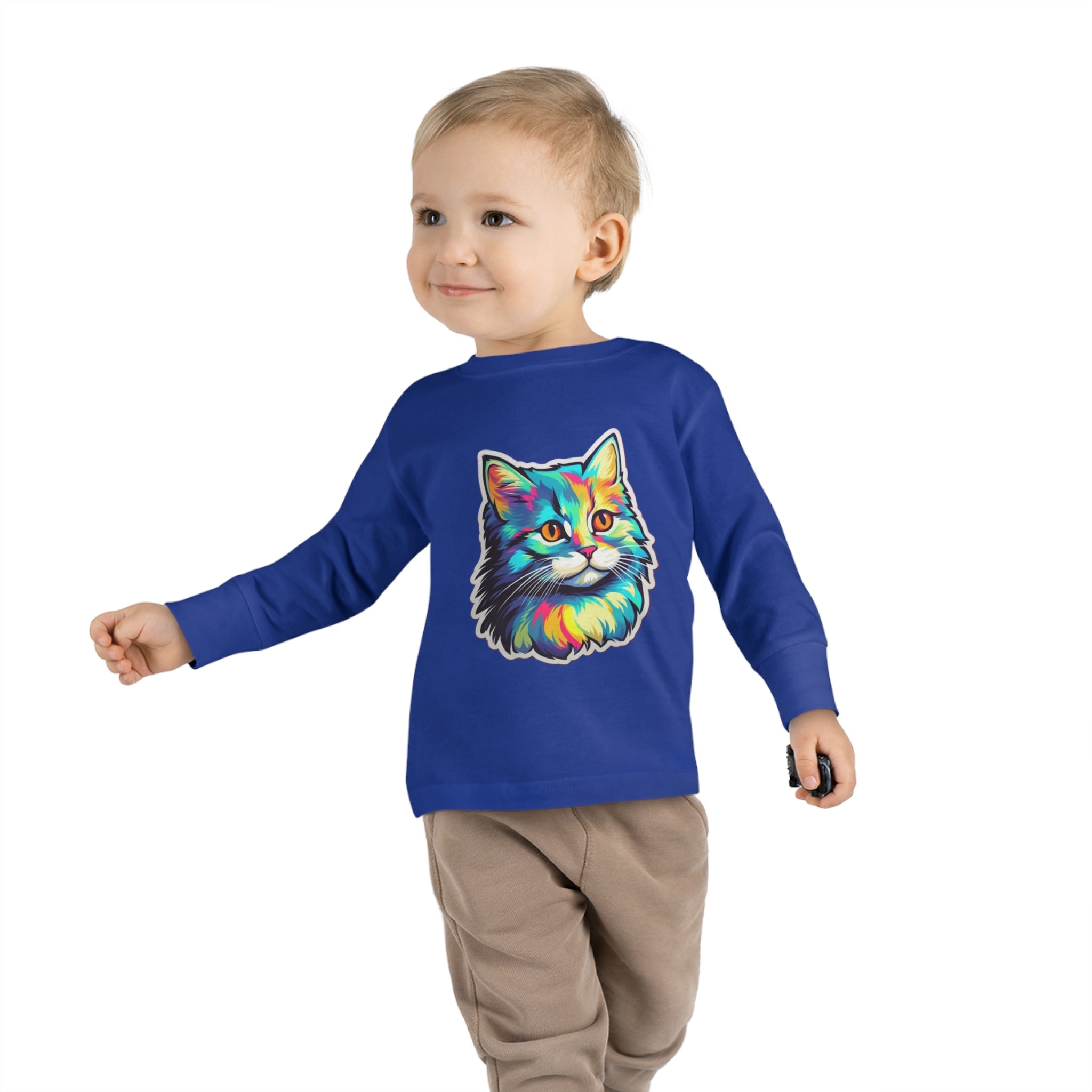 Toddler Long Sleeve Tee - Kittens 01