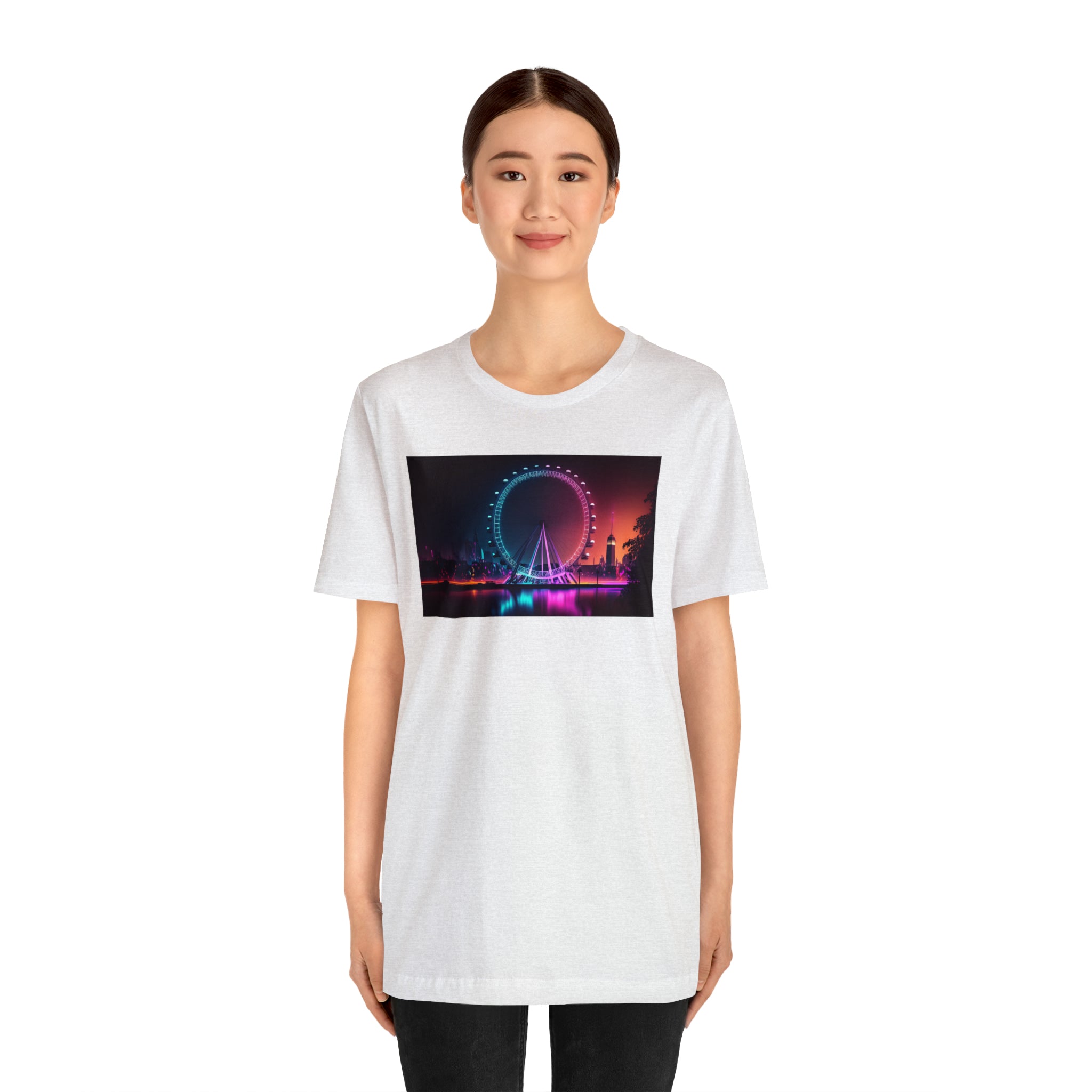 Unisex Jersey Short Sleeve Tee - London Eye, UK