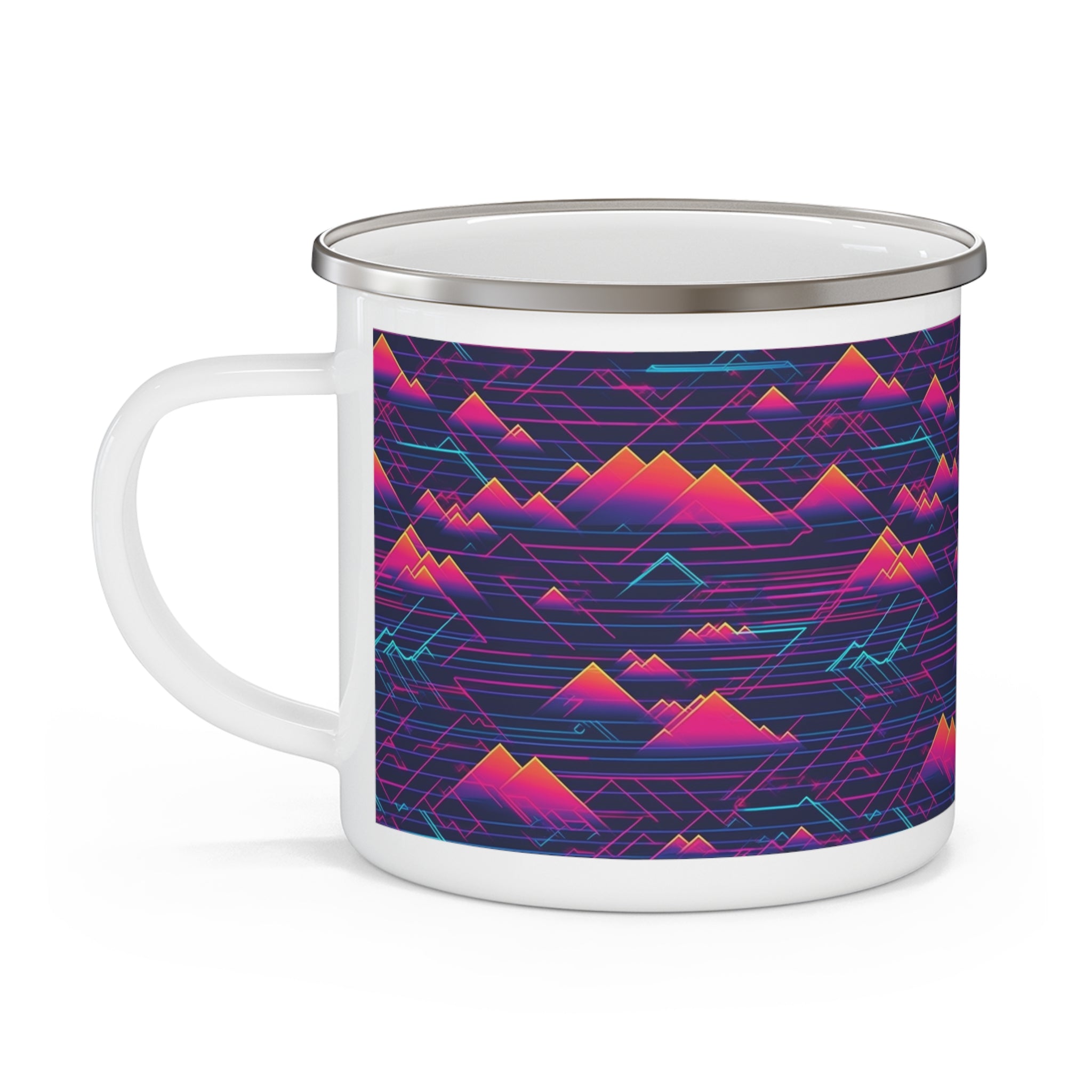 Enamel Camping Mug - Seamless Designs 14