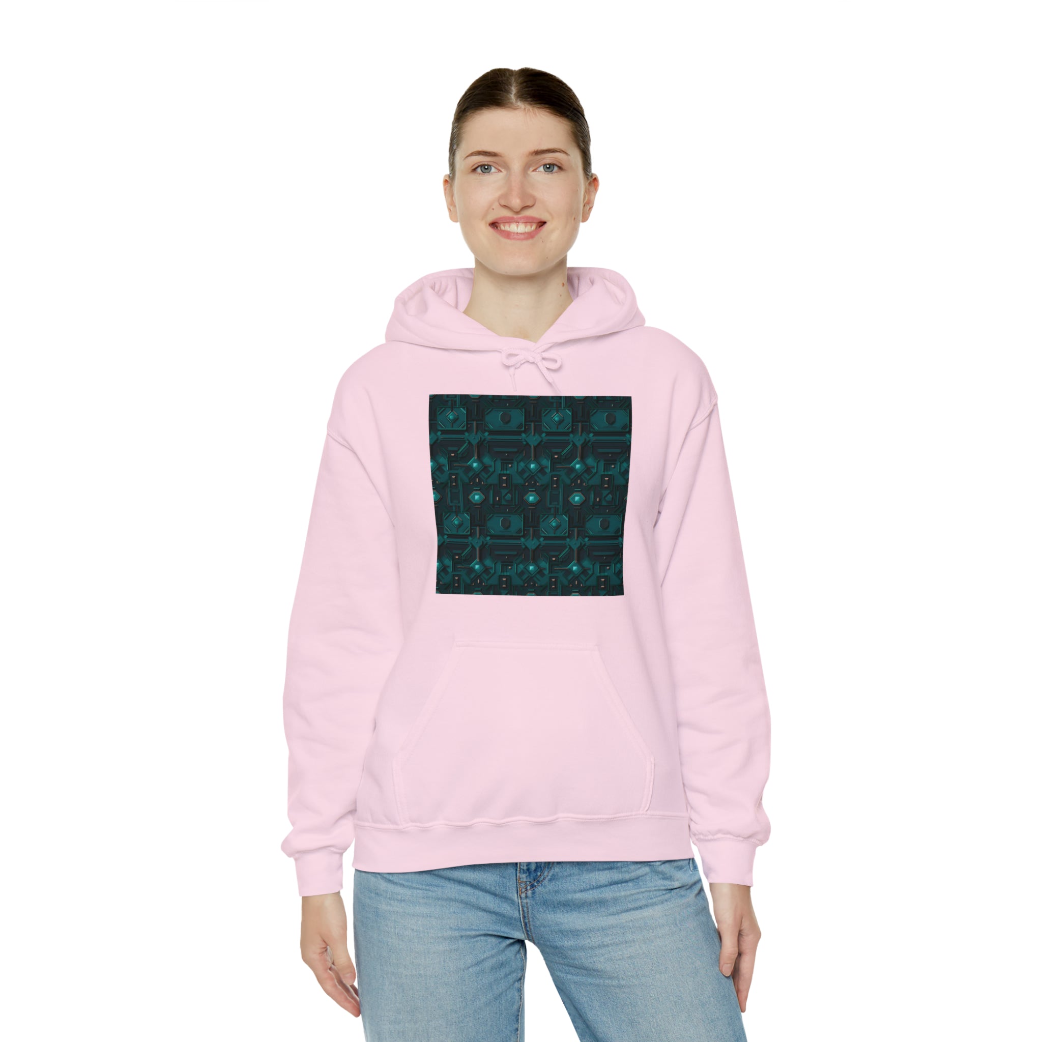 Unisex Heavy Blend™ Hooded Sweatshirt - Abstract Neon Designs 10