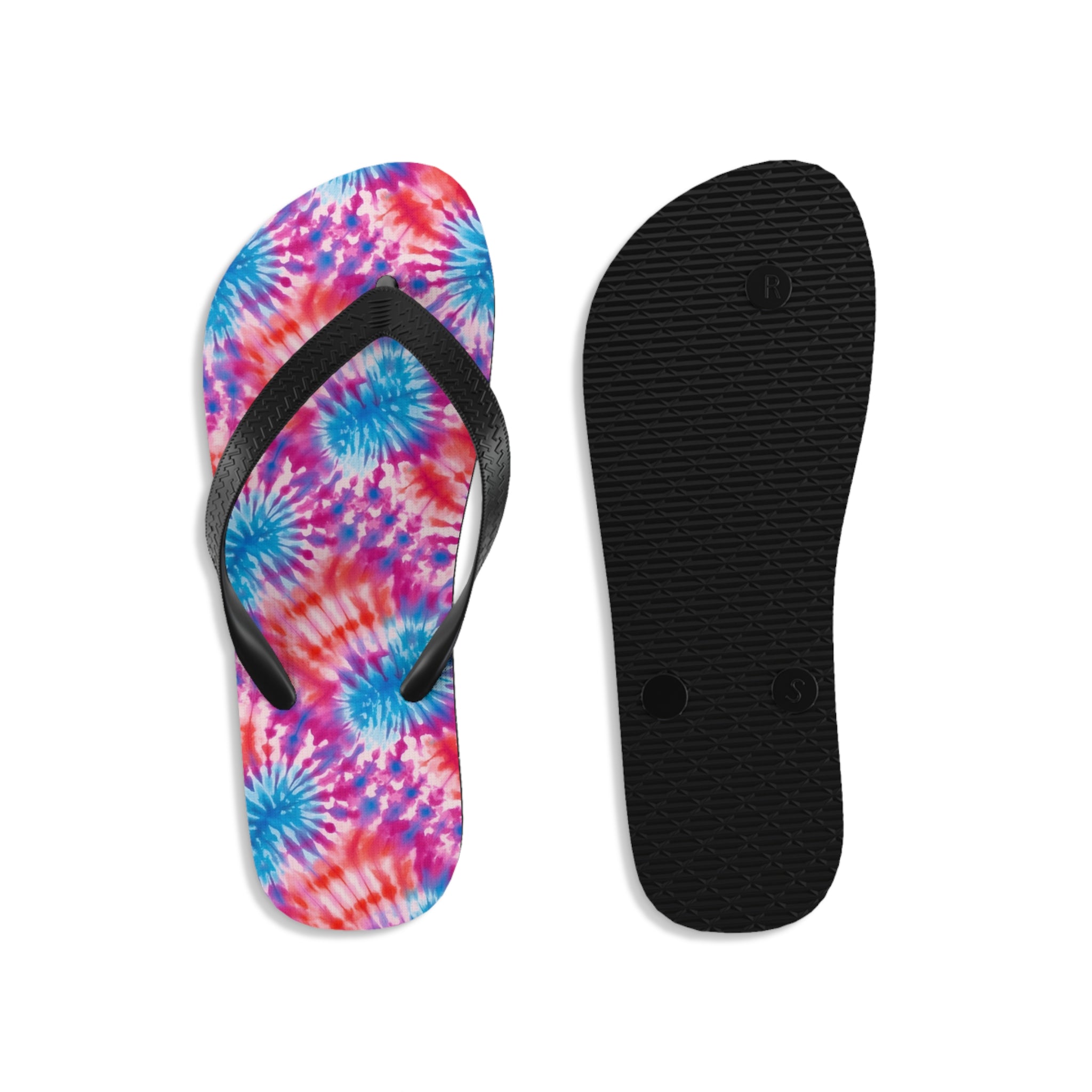 Unisex Flip-Flops (AOP) - Tie Dye Designs 04