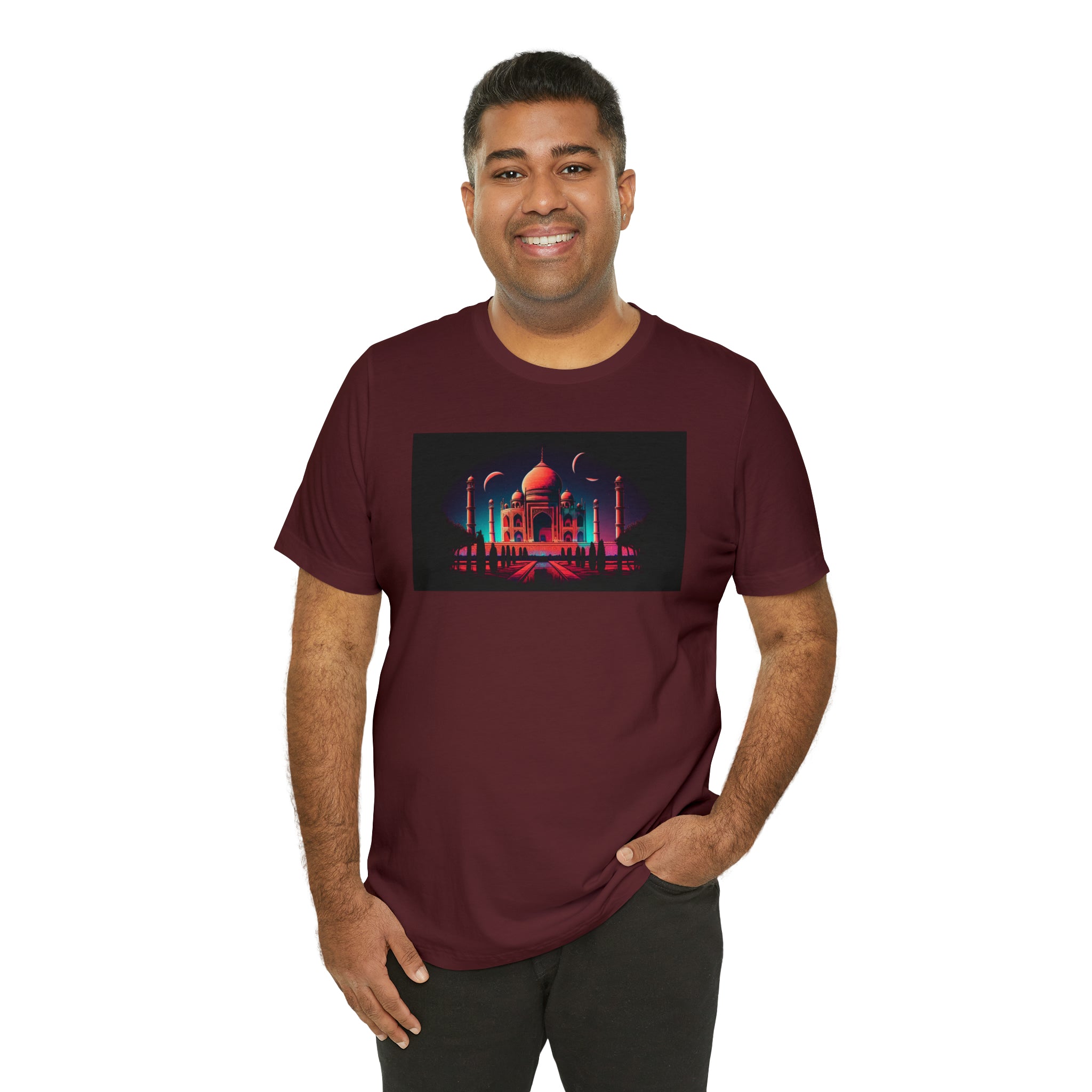 Unisex Jersey Short Sleeve Tee - Taj Mahal, Agra, India