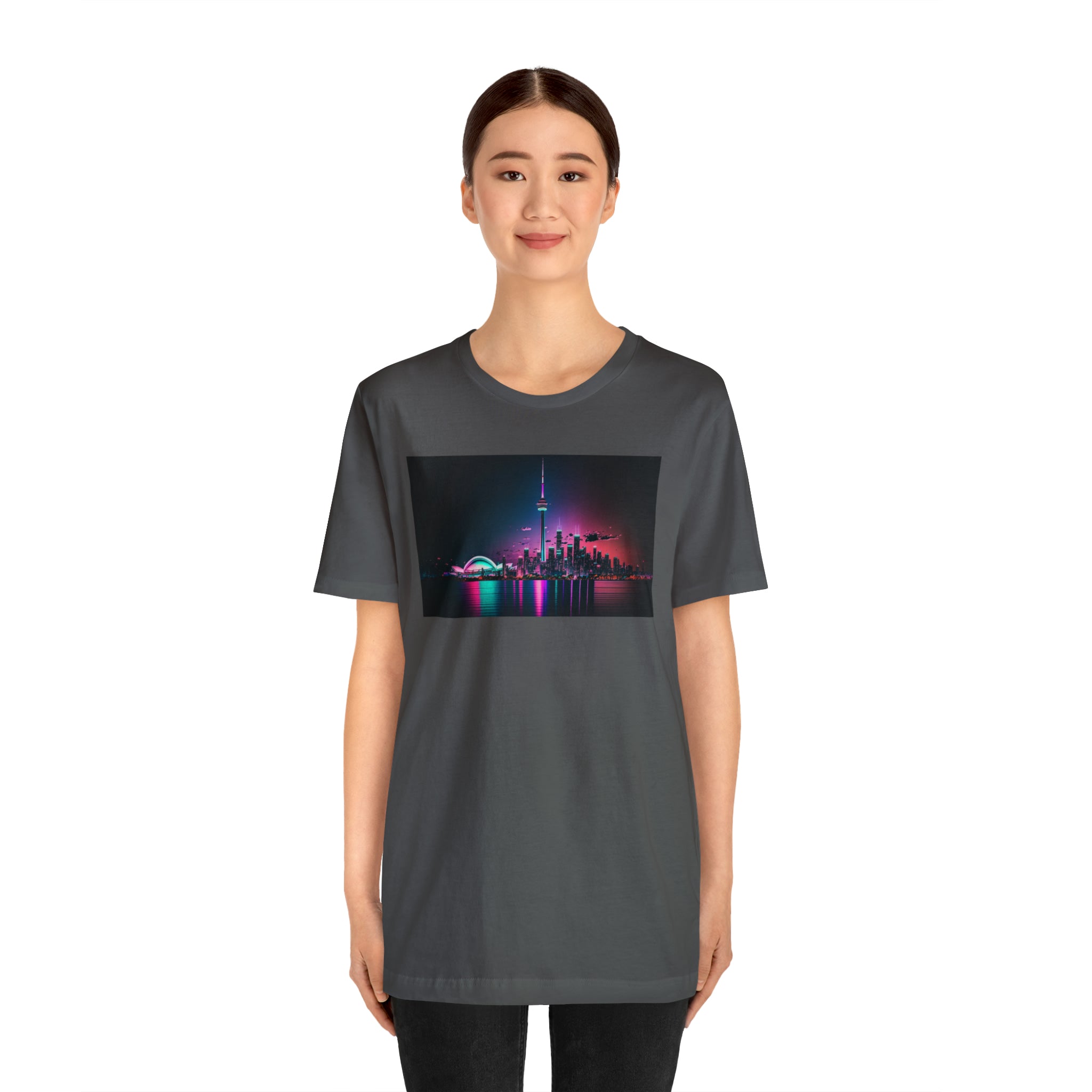 Unisex Jersey Short Sleeve Tee - CN Tower, Canada