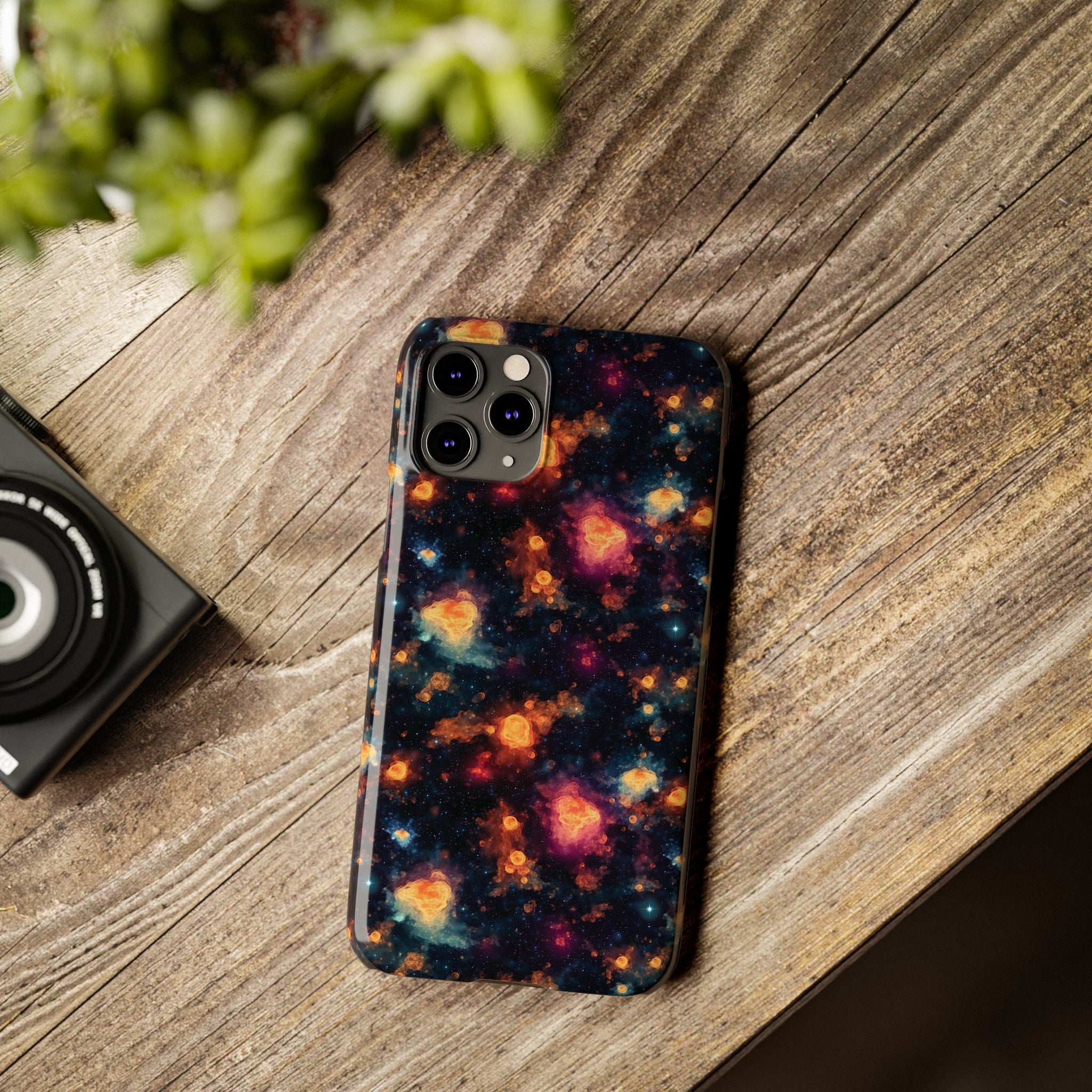 Slim Phone Cases (AOP) - Seamless Fantasy Galaxies 07