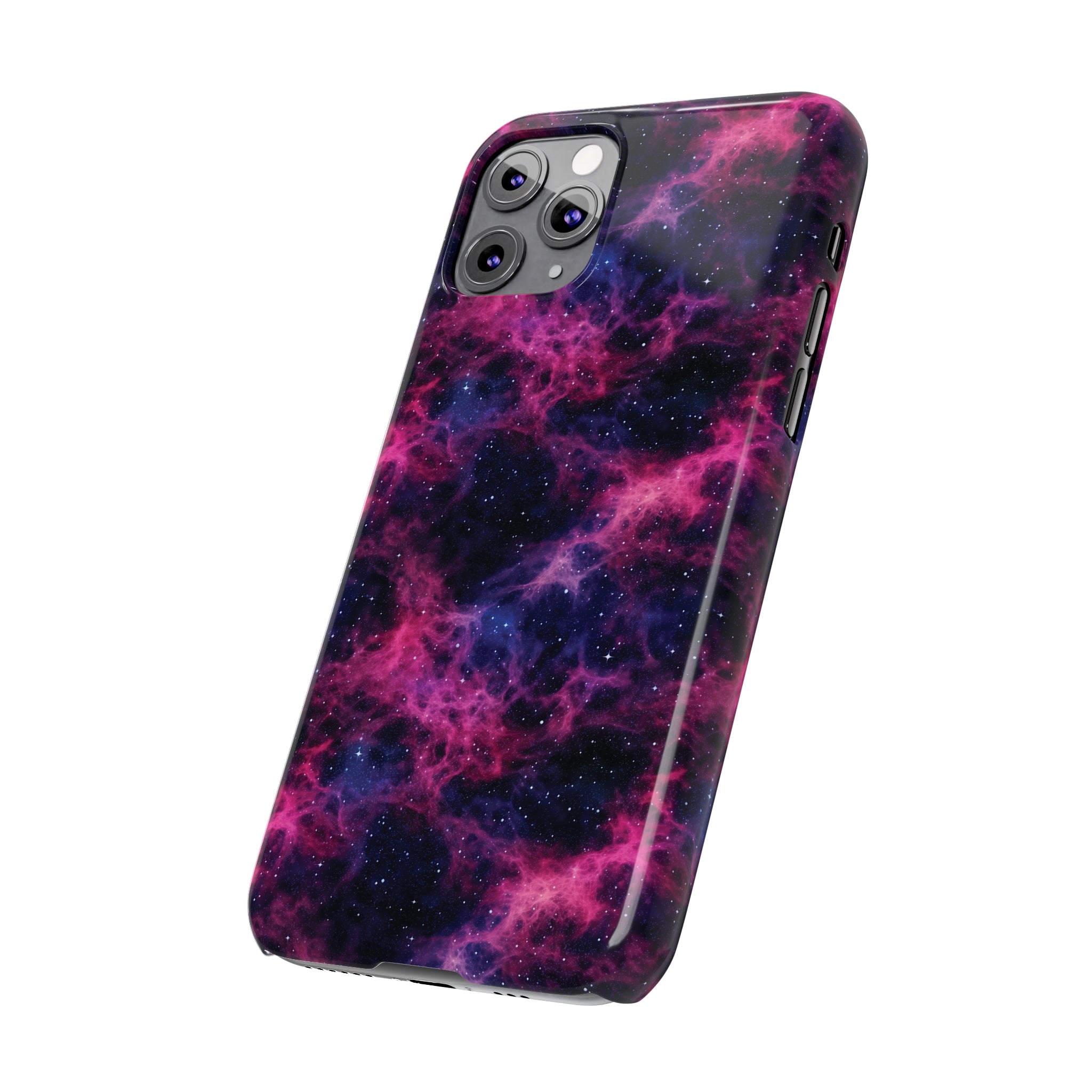 Slim Phone Cases (AOP) - Seamless Fantasy Galaxies 02