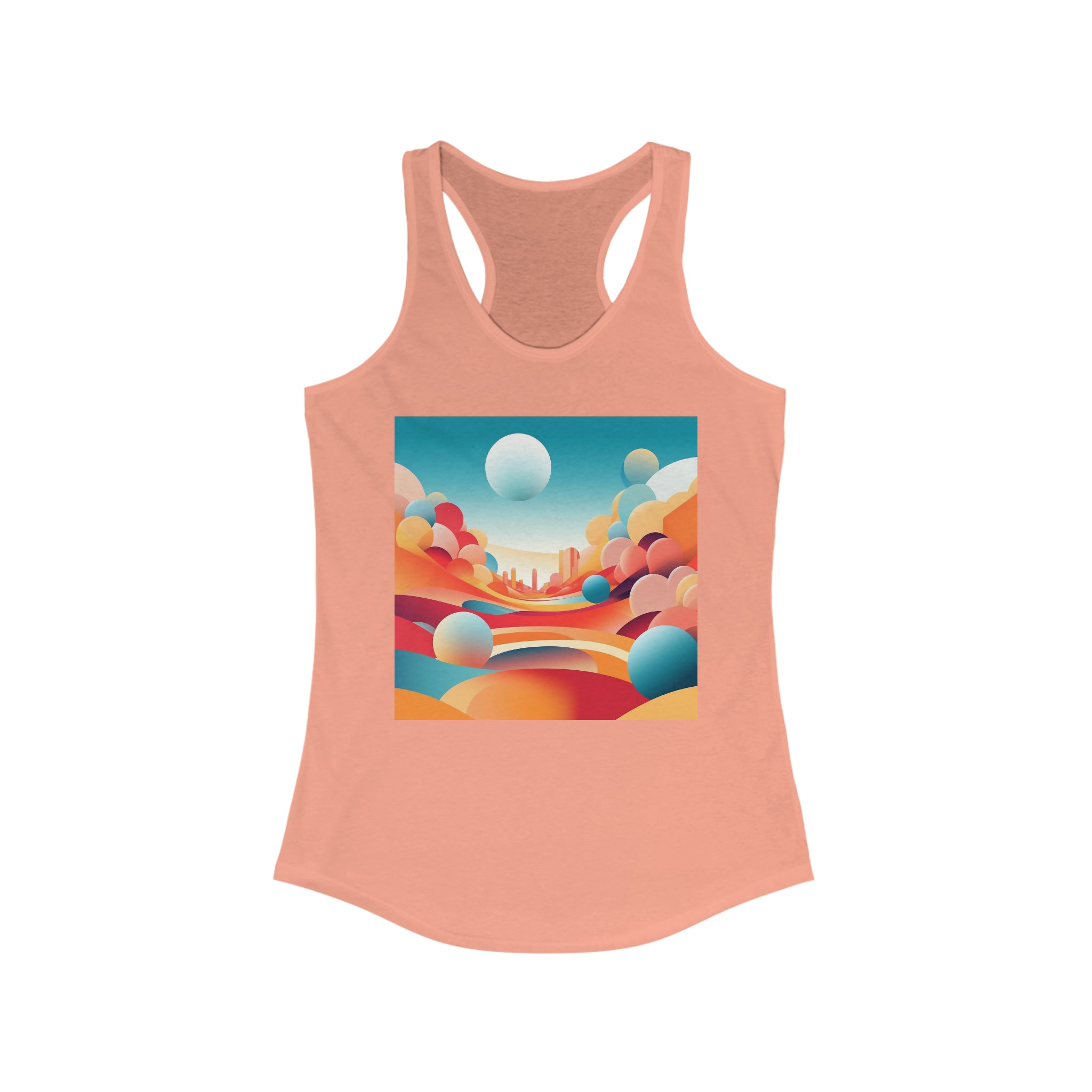 Women's Ideal Racerback Tank - Vector Art Design 10