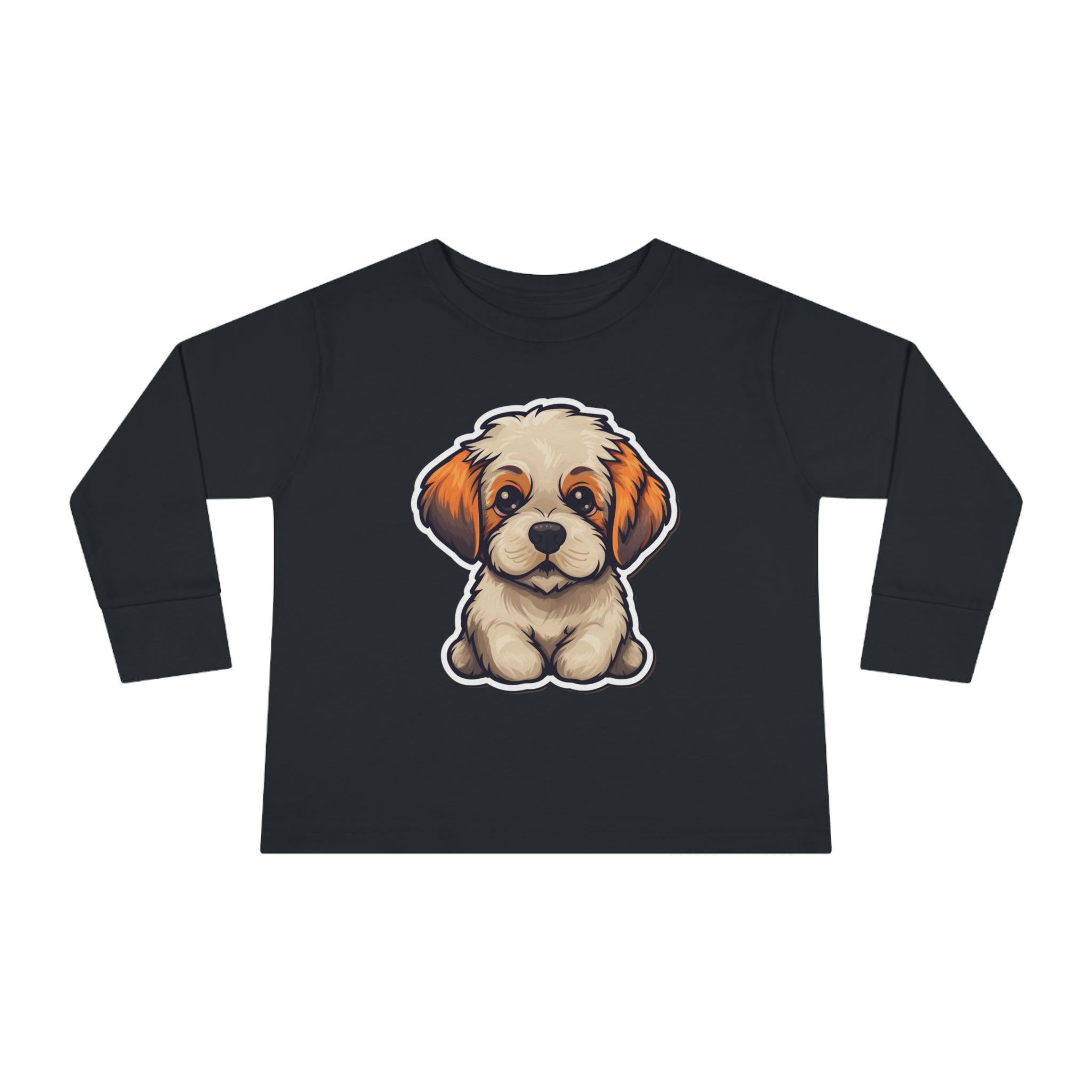 Toddler Long Sleeve Tee - Dog Puppy