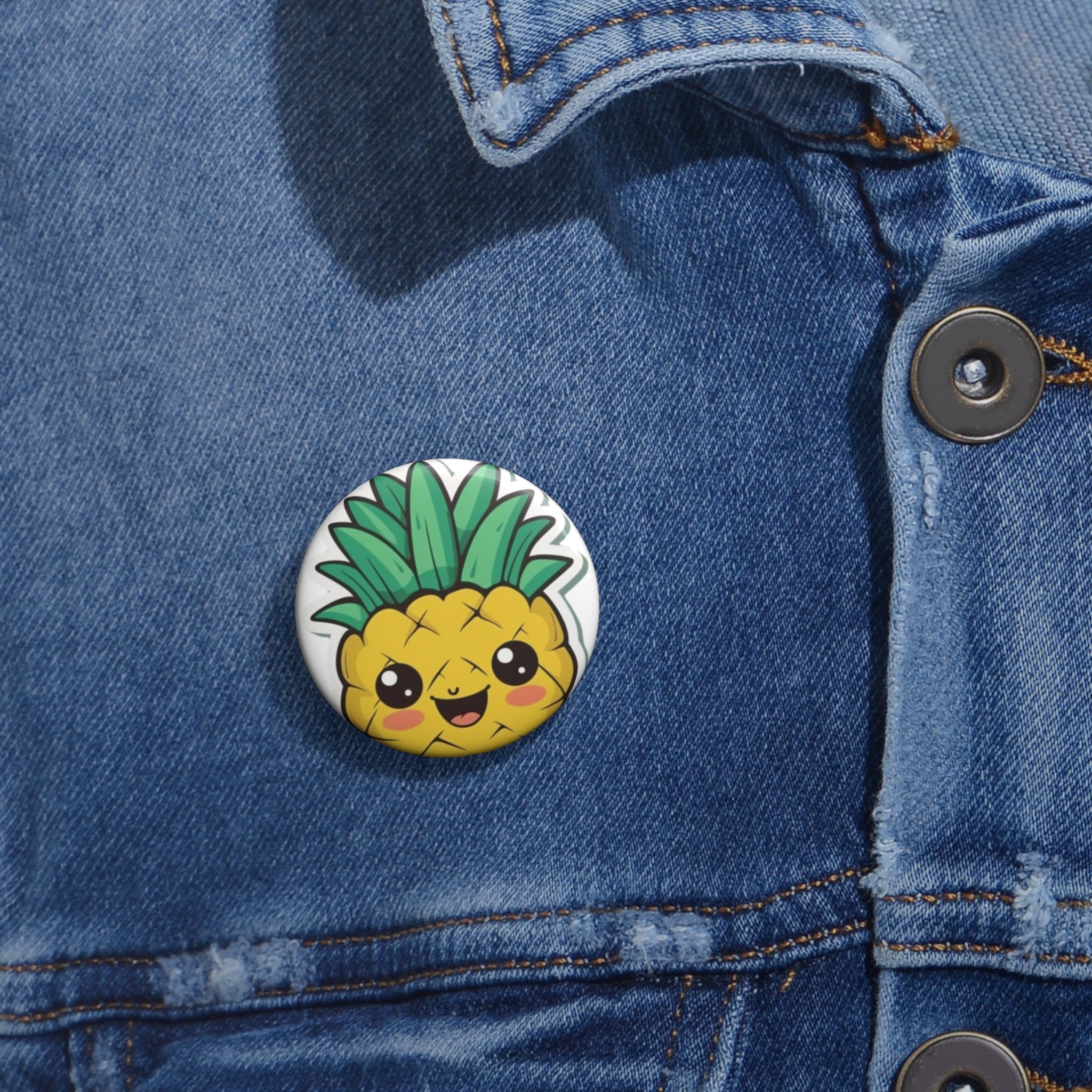 Custom Pin Buttons - Pineapple