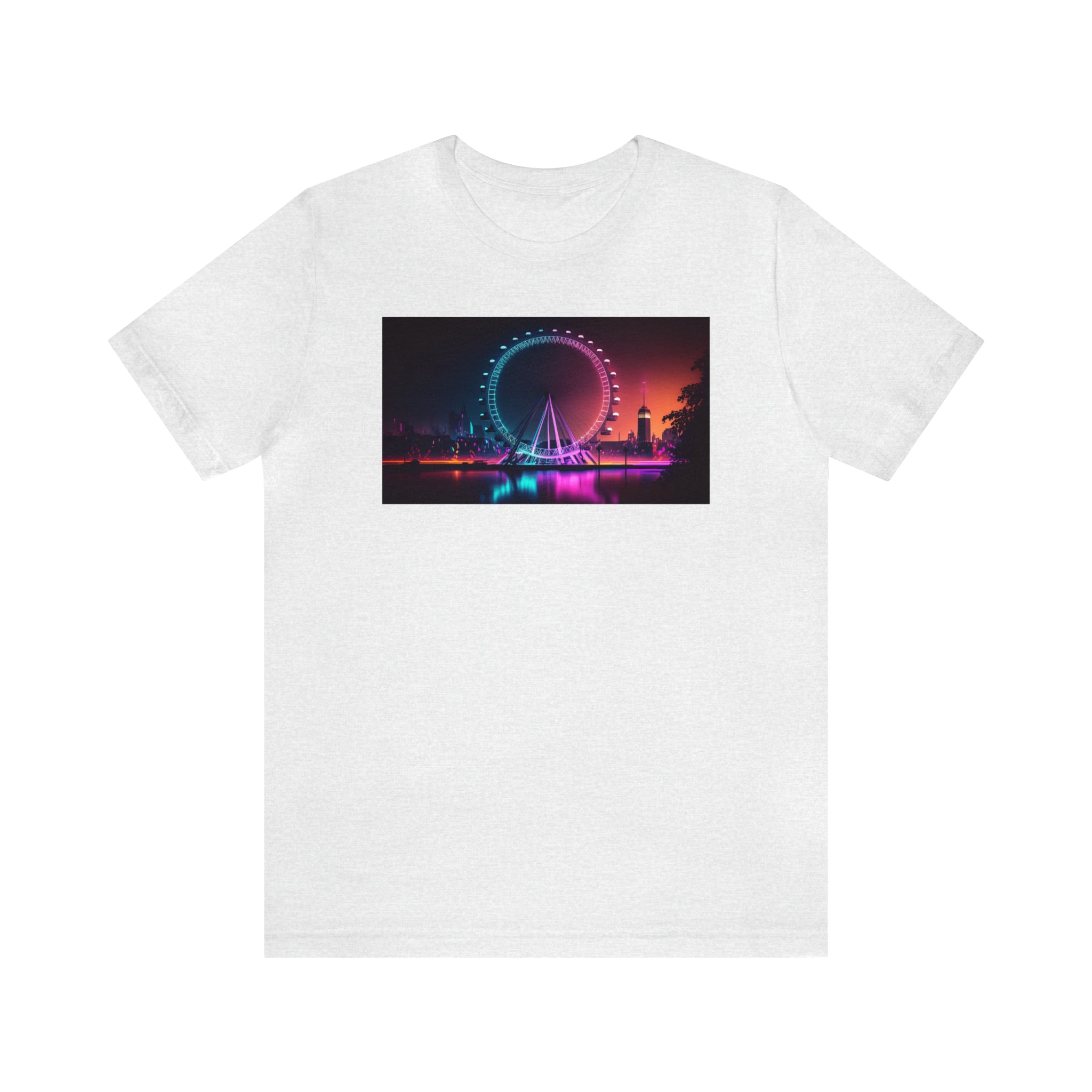 Unisex Jersey Short Sleeve Tee - London Eye, UK