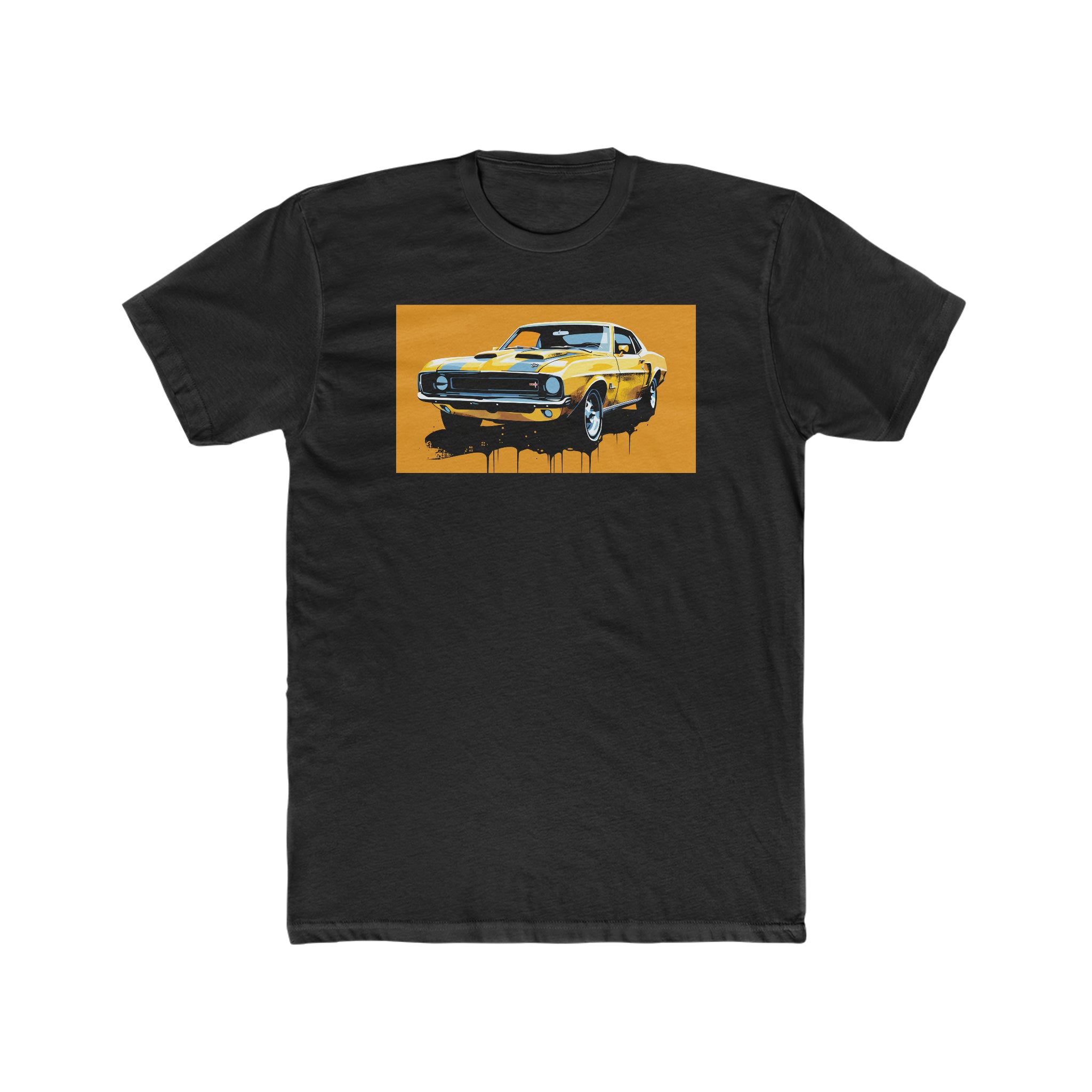 Men's Cotton Crew Tee - Pop Art - Car 03