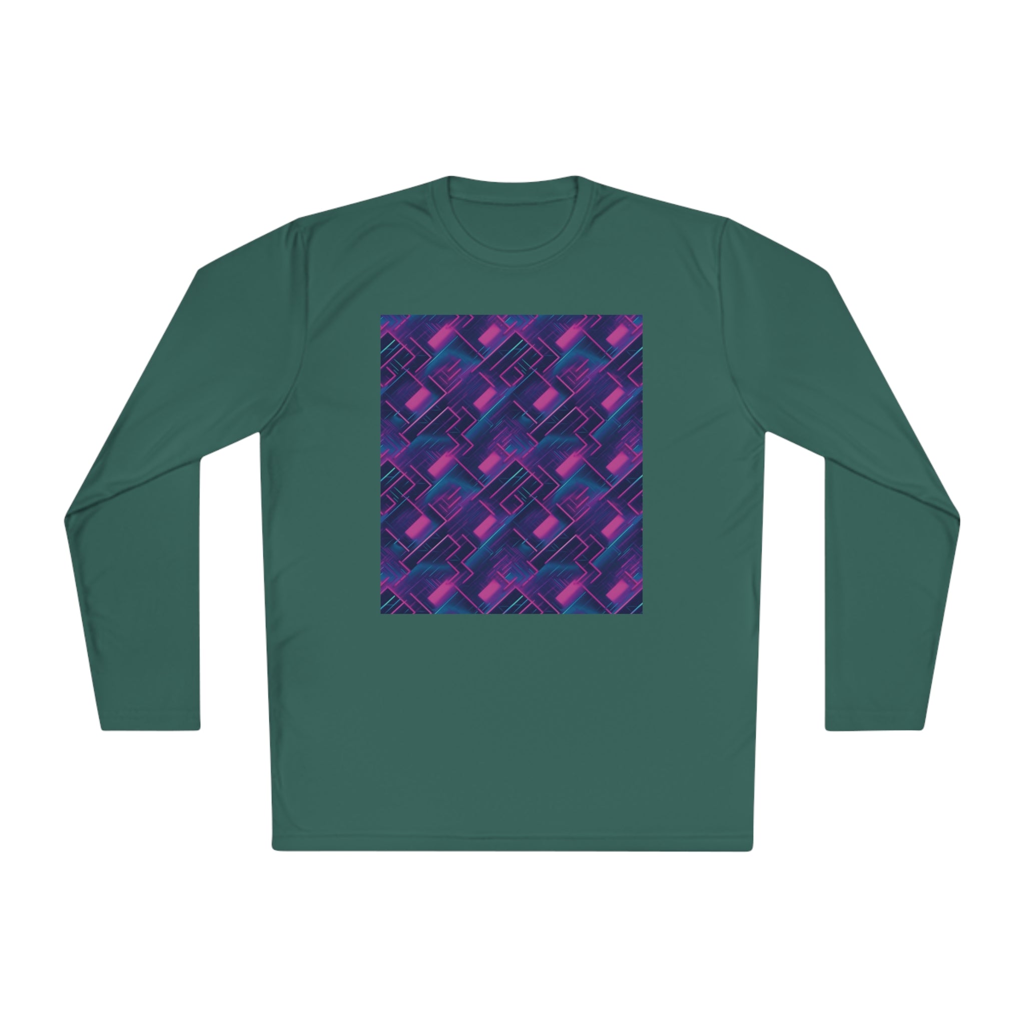 Unisex Lightweight Long Sleeve Tee (AOP) - Abstract Designs 04