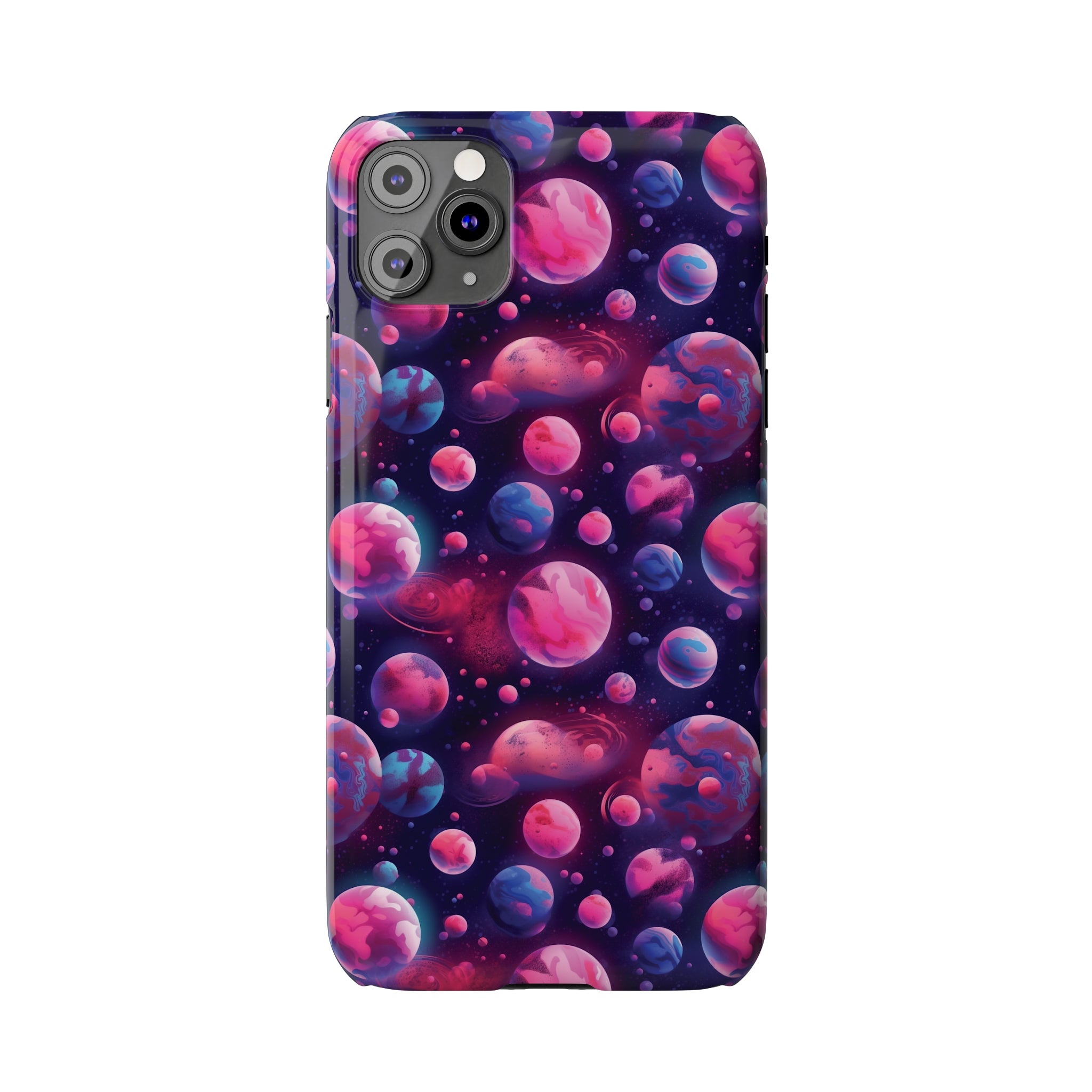 Slim Phone Cases (AOP) - Seamless Fantasy Galaxies 09