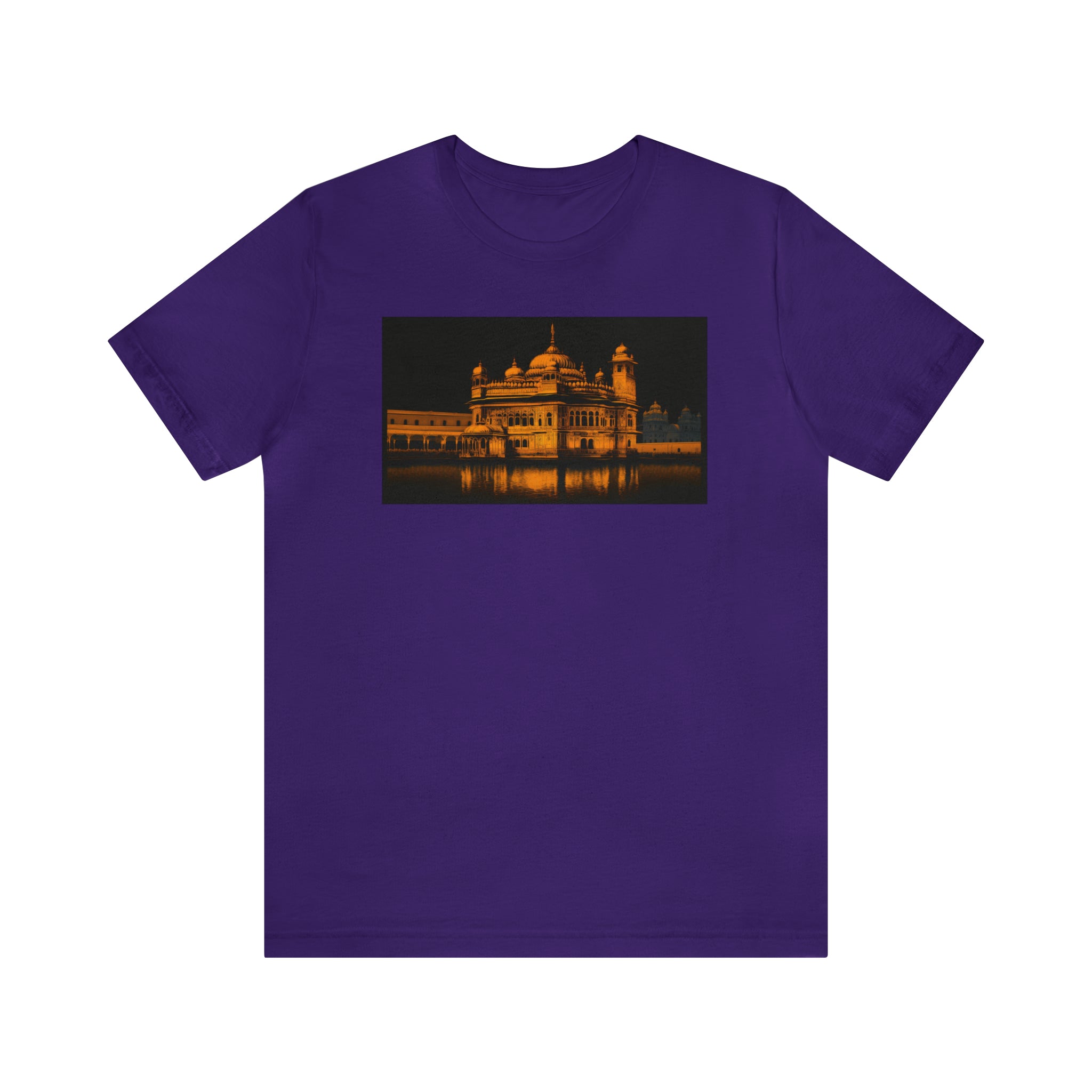 Unisex Jersey Short Sleeve Tee - Golden Temple, India