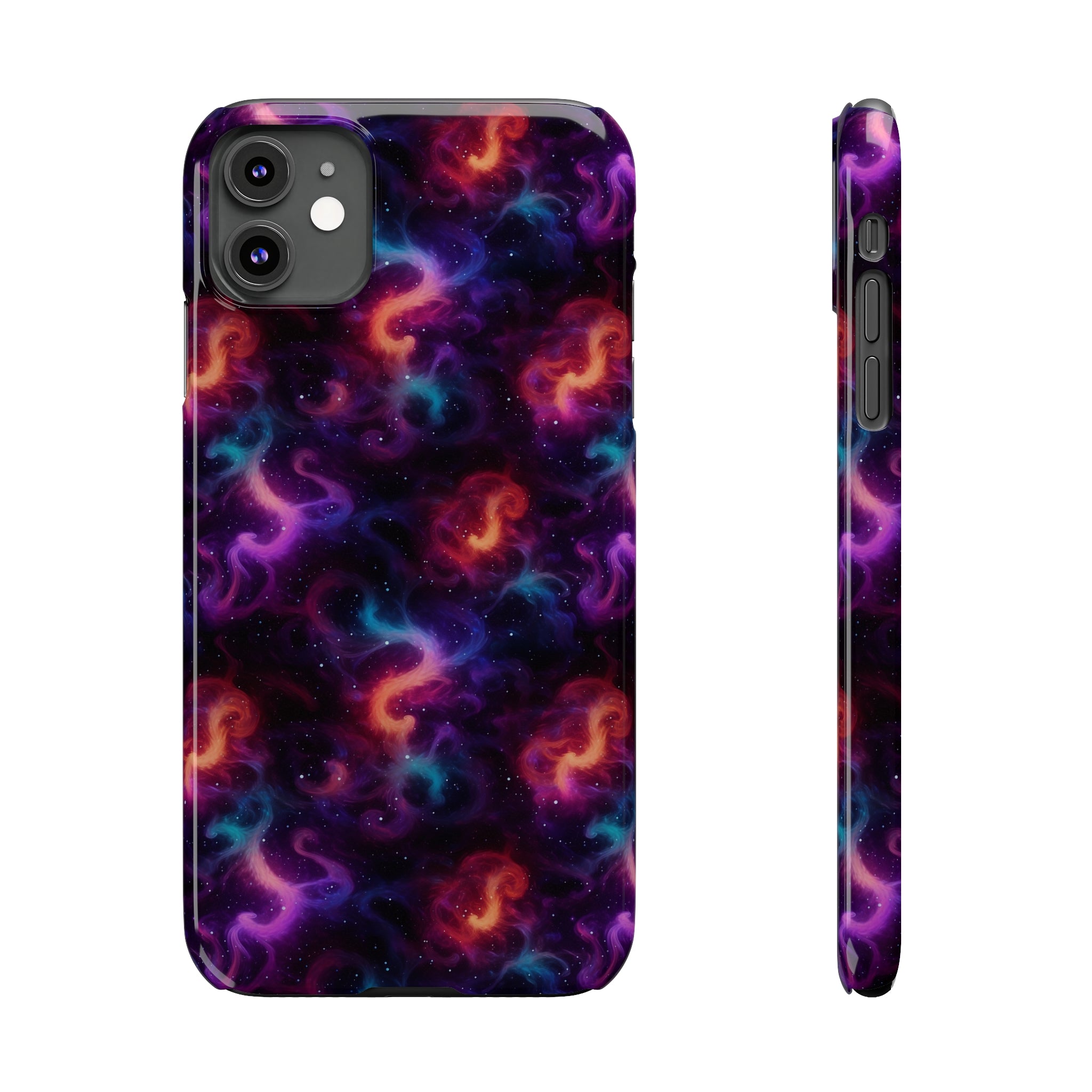 Slim Phone Cases (AOP) - Seamless Fantasy Galaxies 05