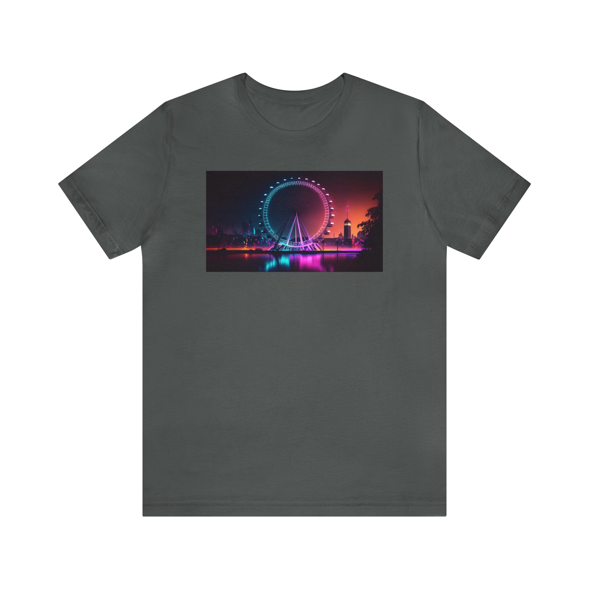 Unisex Jersey Short Sleeve Tee - London Eye, UK