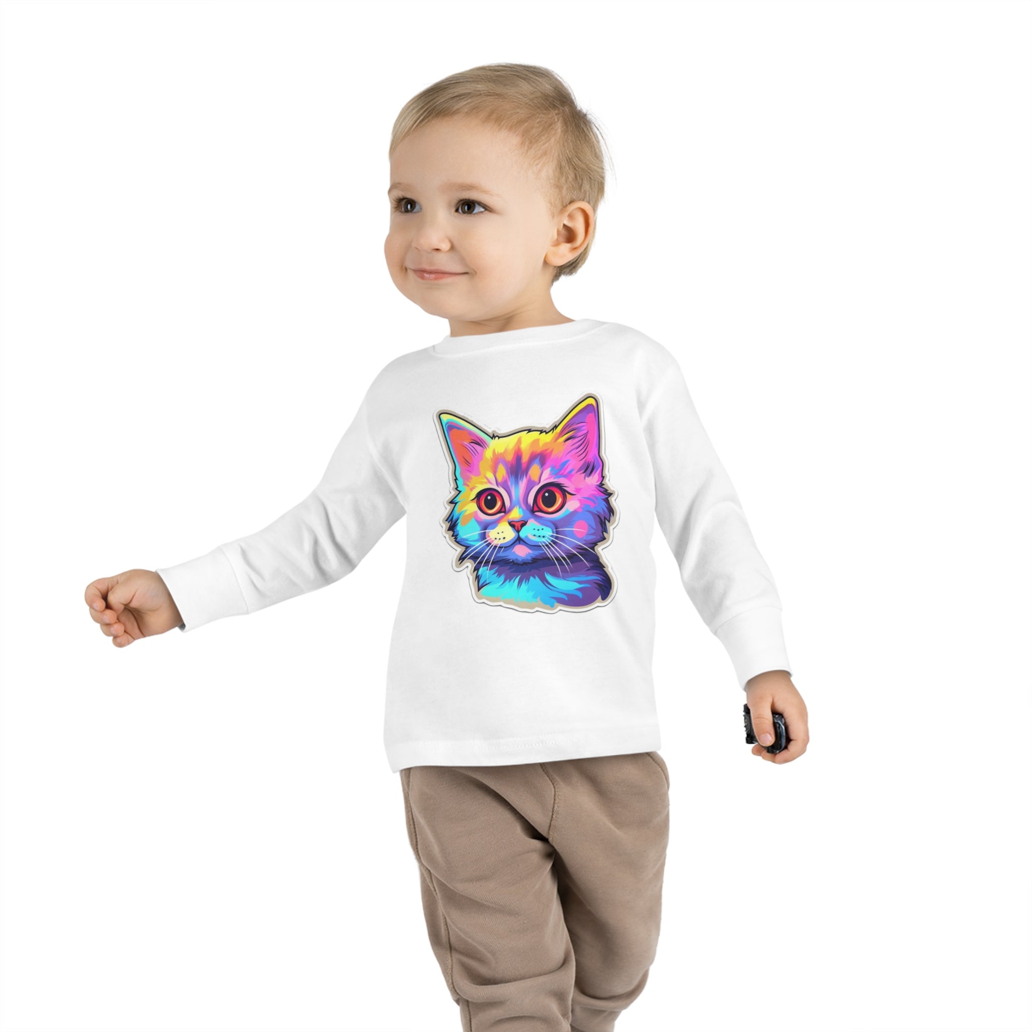 Toddler Long Sleeve Tee - Kittens 03