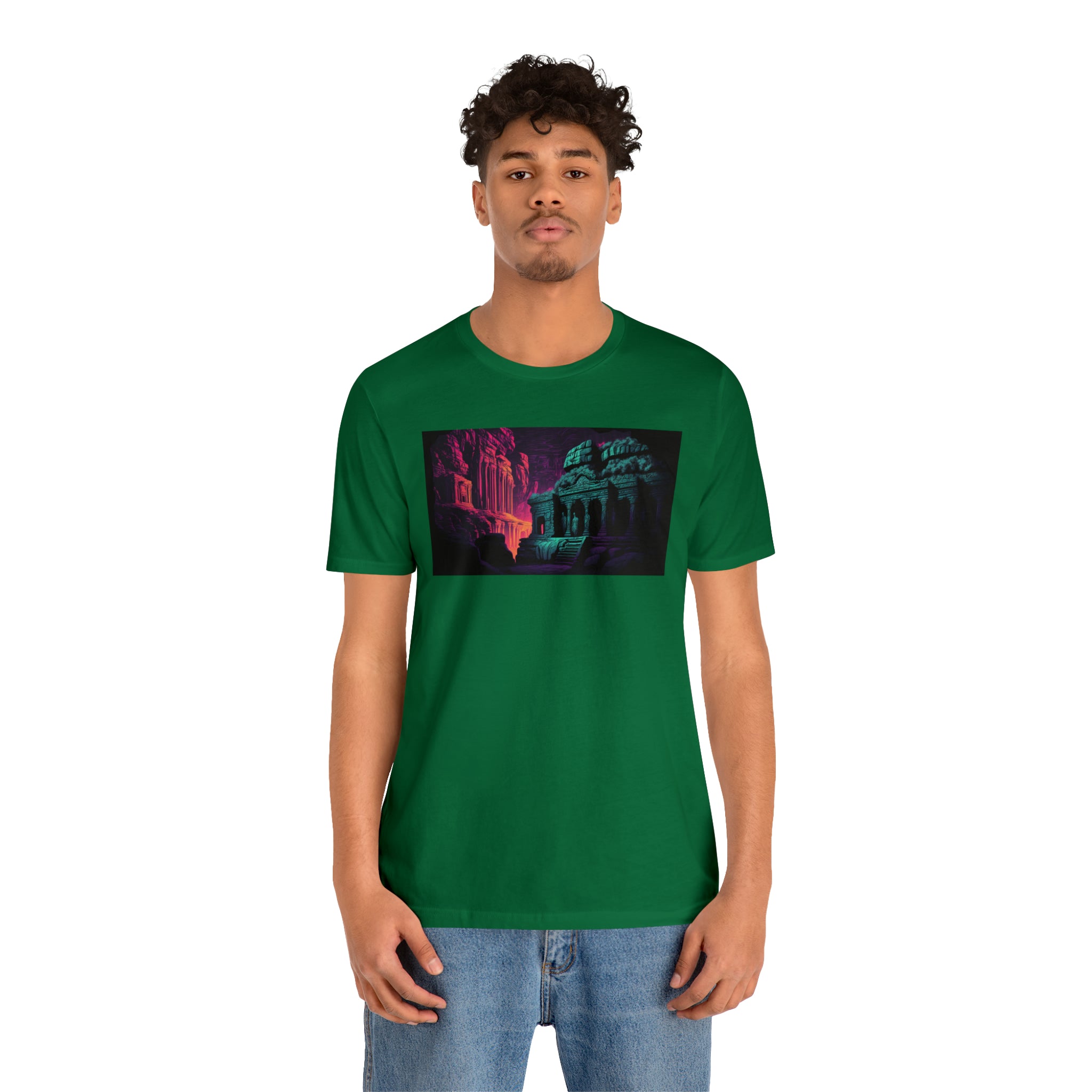 Unisex Jersey Short Sleeve Tee - Ellora Caves, India