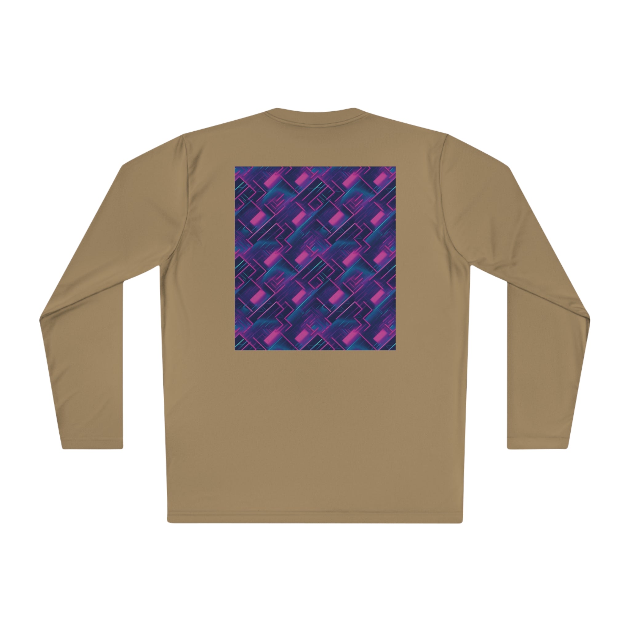 Unisex Lightweight Long Sleeve Tee (AOP) - Abstract Designs 04