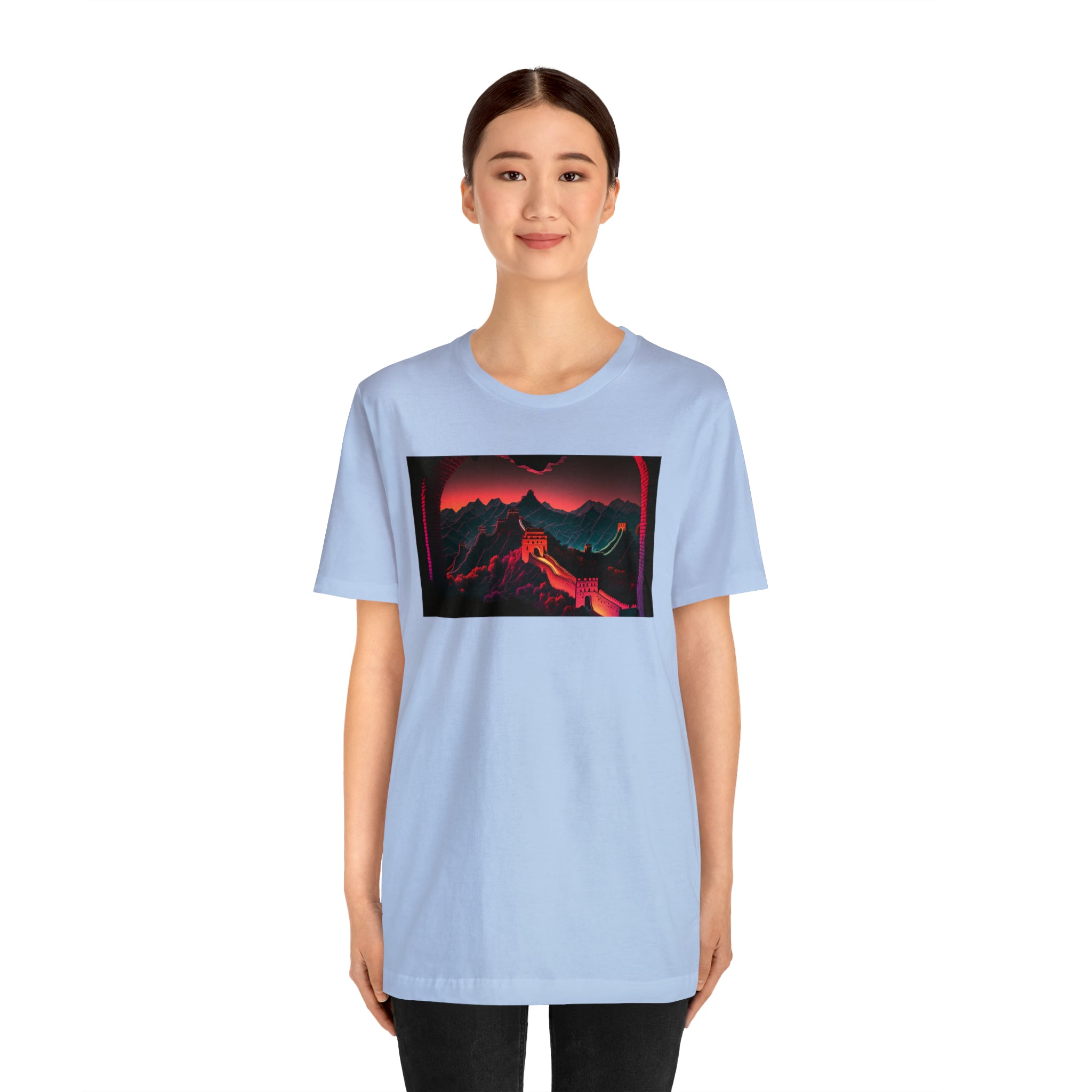 Unisex Jersey Short Sleeve Tee - Great Wall of China, China