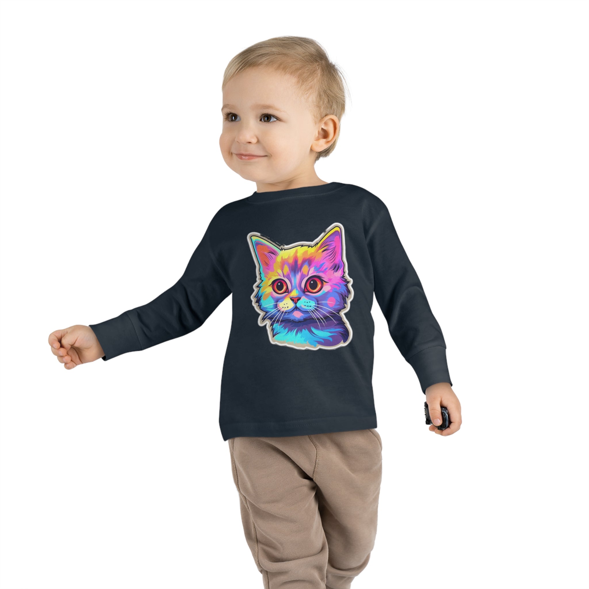 Toddler Long Sleeve Tee - Kittens 03