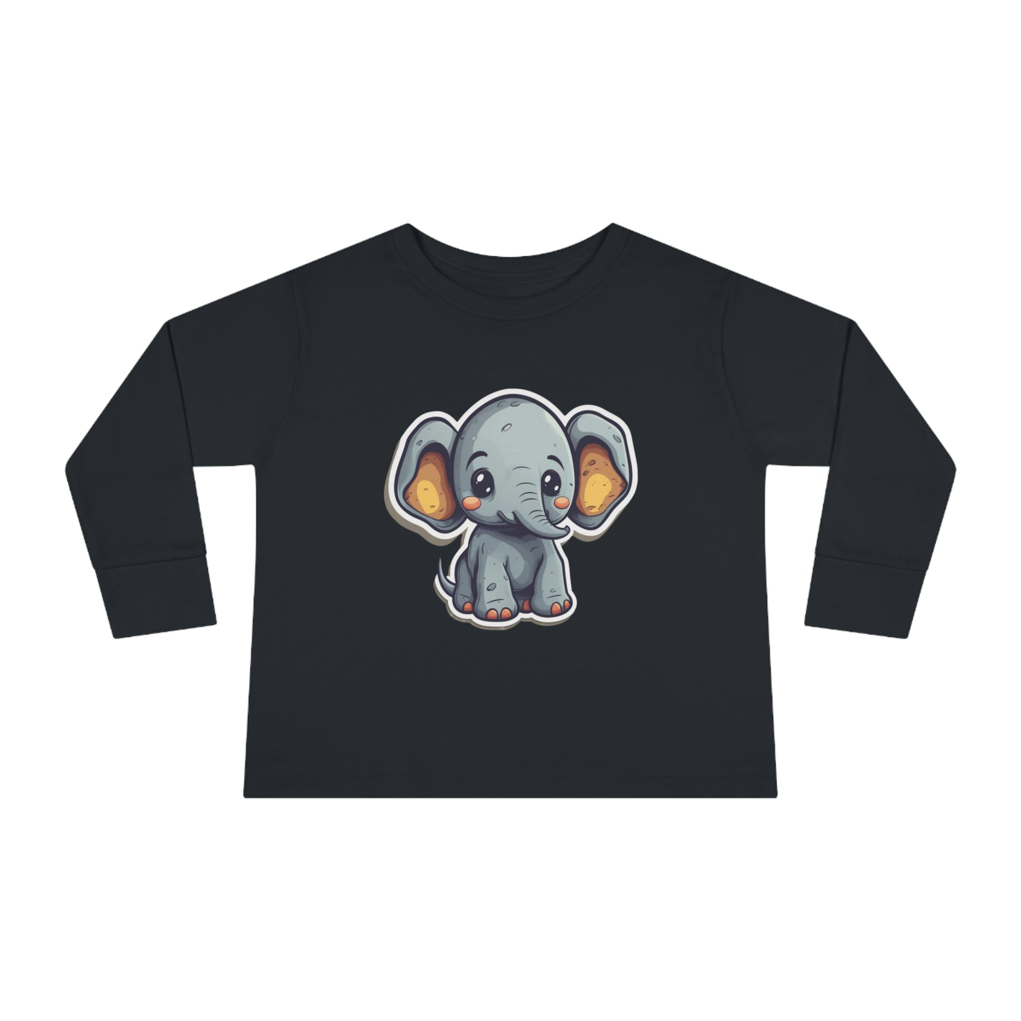 Toddler Long Sleeve Tee - Elephant Calf