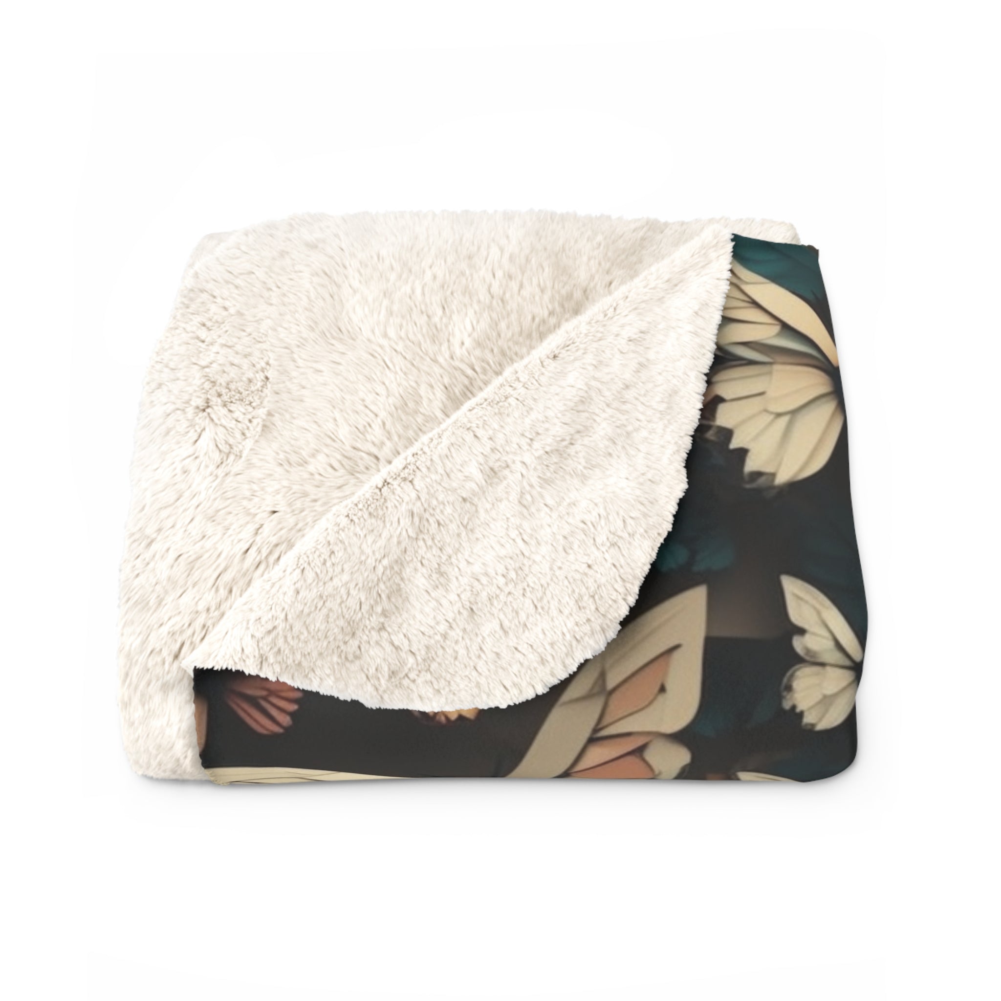 Sherpa Fleece Blanket (AOP) - Seamless Designs 01