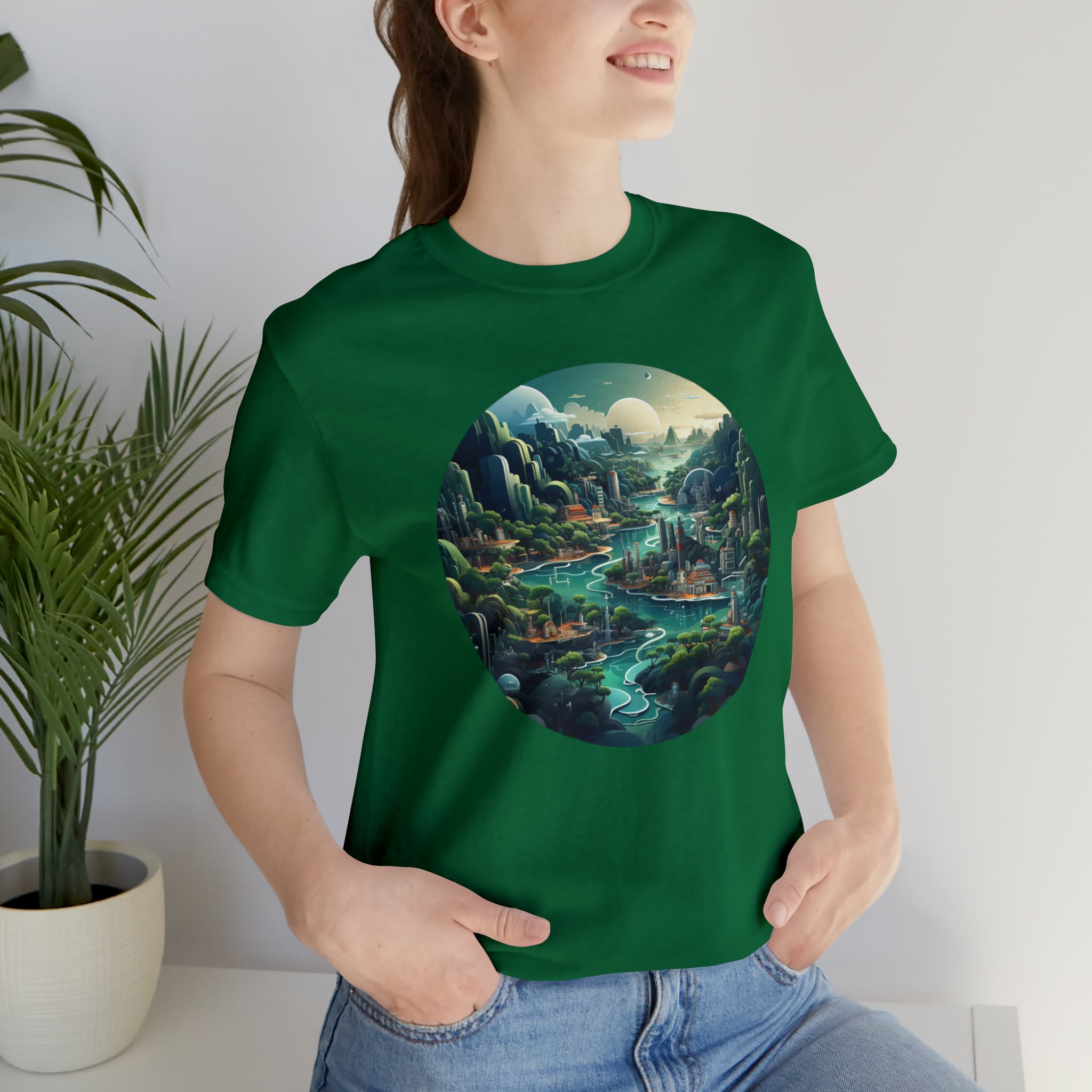 Unisex Jersey Short Sleeve Tee - Isometric Designs 04