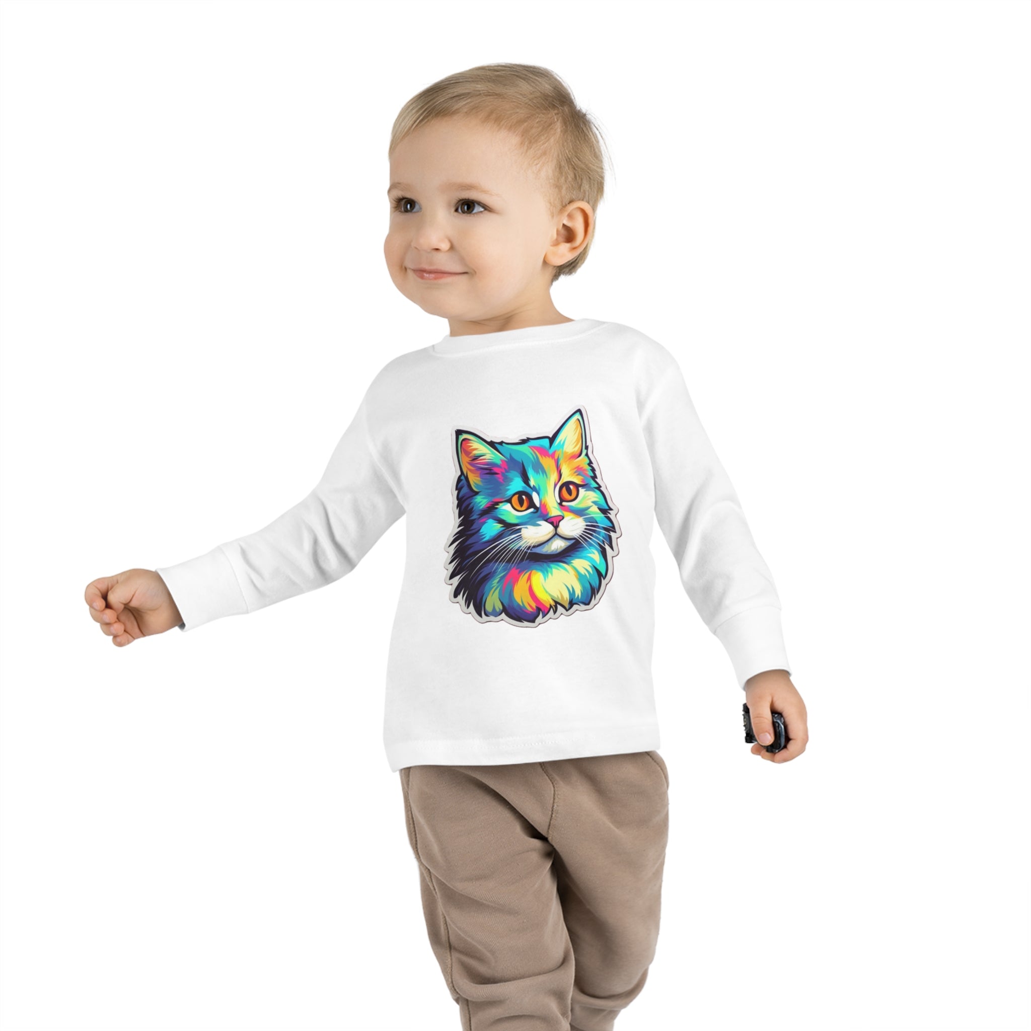 Toddler Long Sleeve Tee - Kittens 01