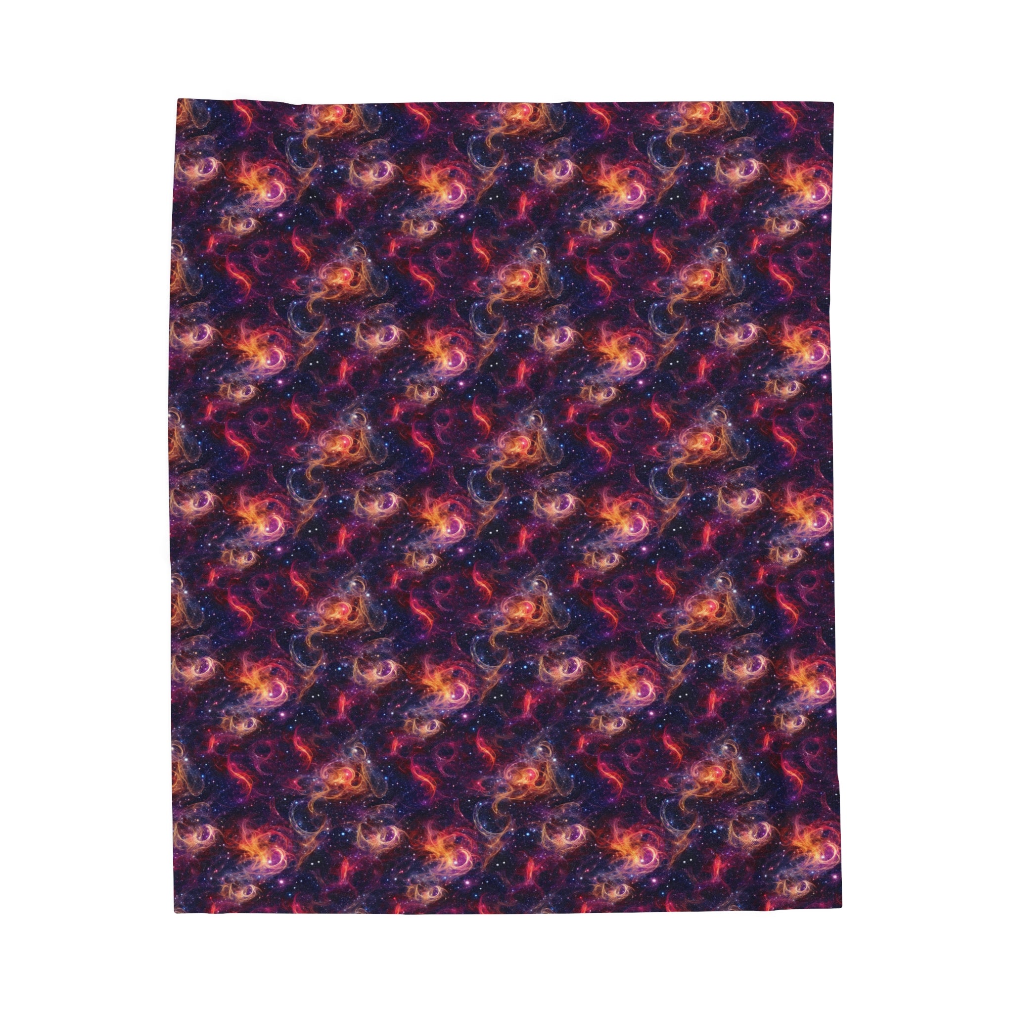 Velveteen Plush Blanket (AOP) - Fantasy Galaxies 01