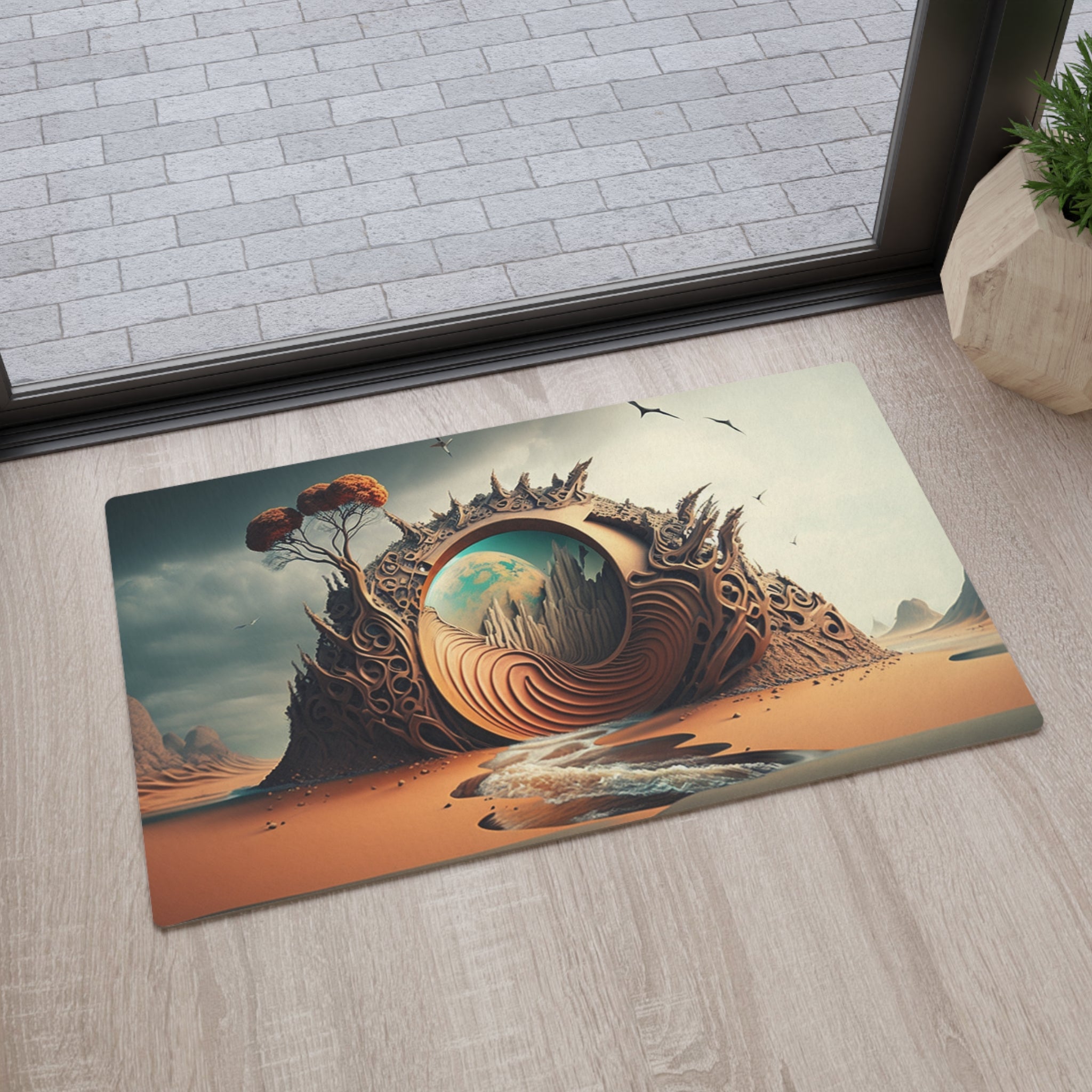 Floor Mat - Surrealist Digital Designs 01