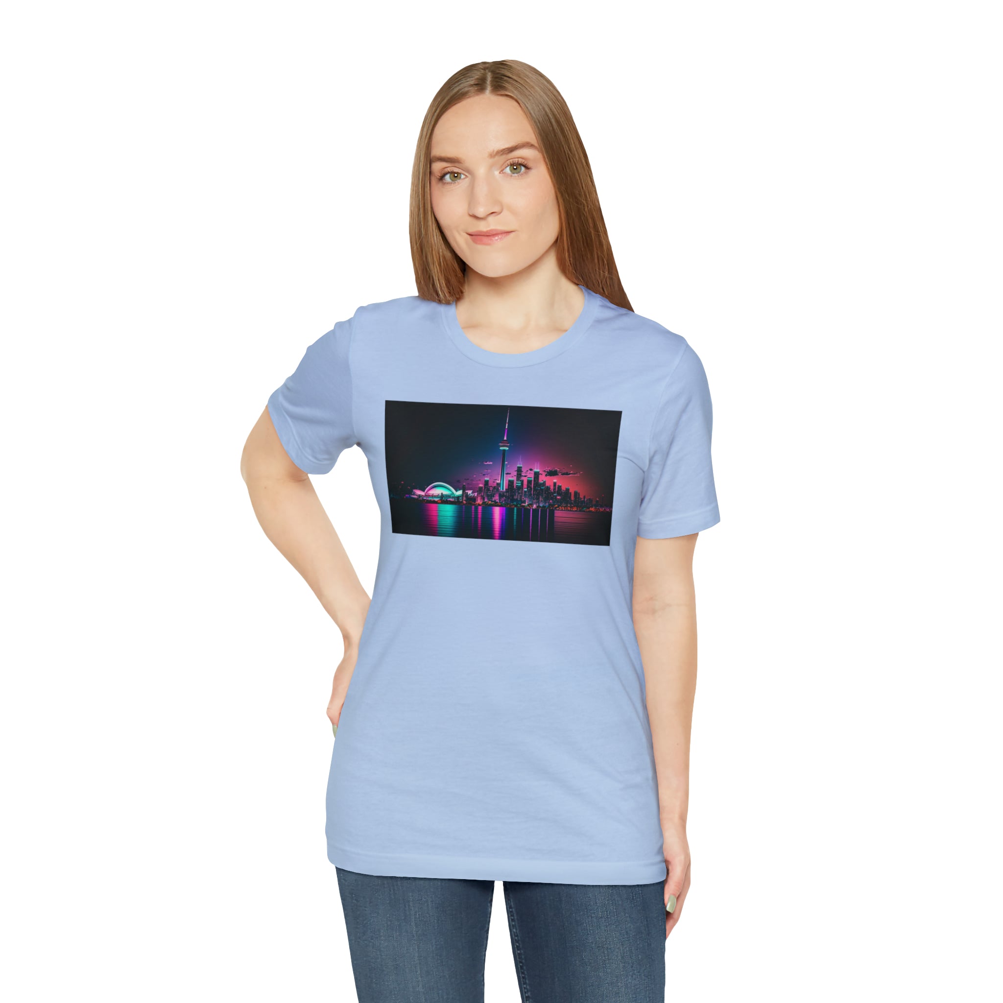 Unisex Jersey Short Sleeve Tee - CN Tower, Canada