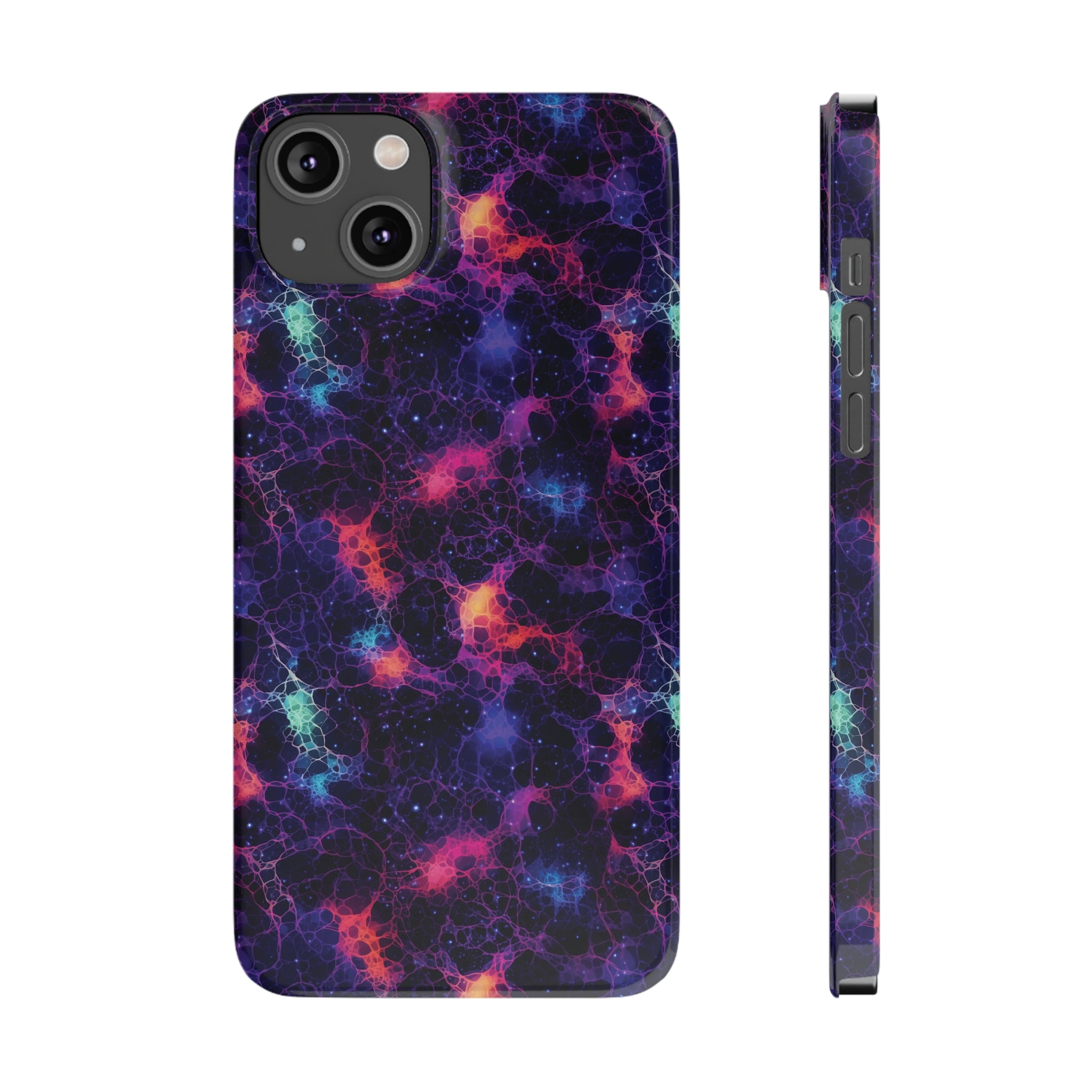 Slim Phone Cases (AOP) - Seamless Fantasy Galaxies 08