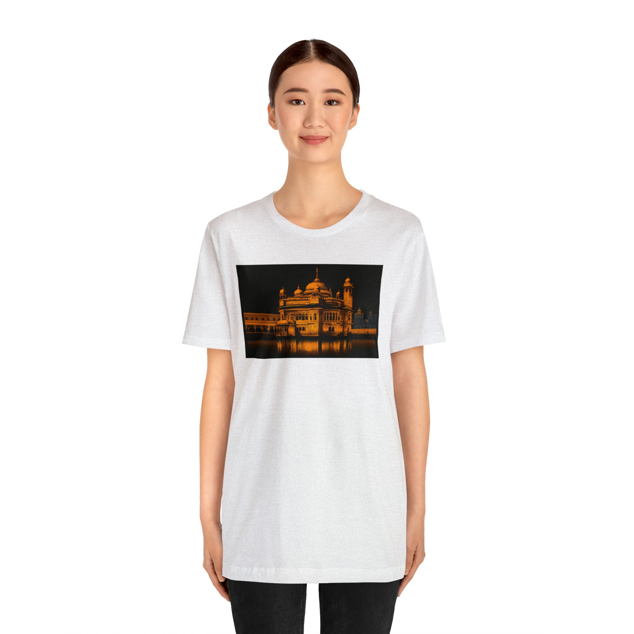 Unisex Jersey Short Sleeve Tee - Golden Temple, India